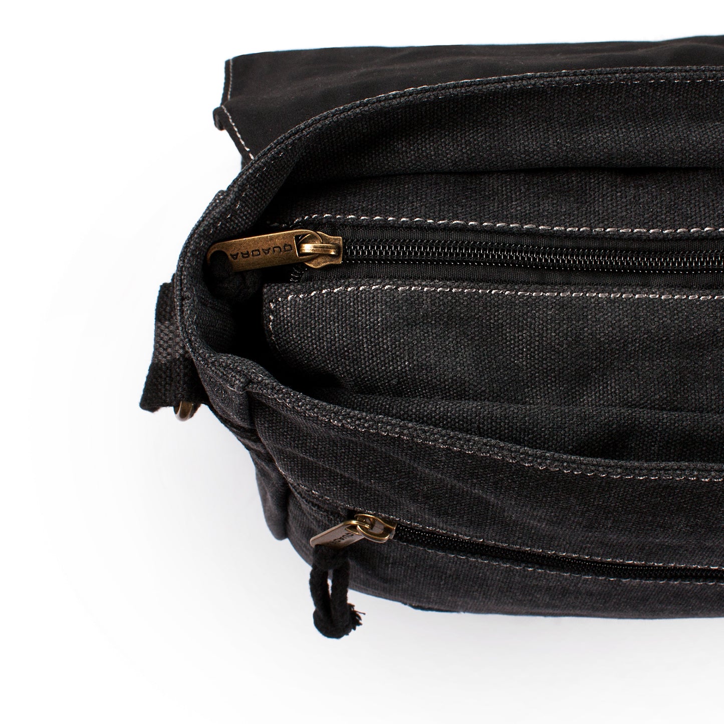 Japanese Retro Canvas Messenger Bag – Asaoka Vinyl Applique Shoulder Bag