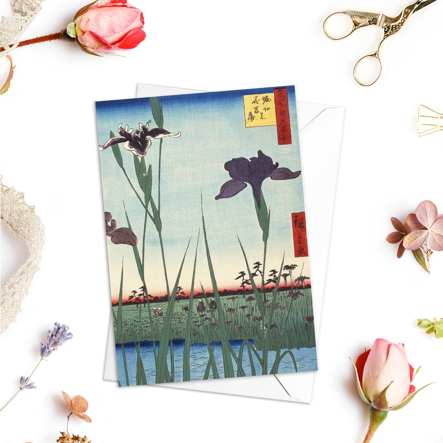 Japanese Ukiyo-e Greeting Cards – Set of 10 | Hokusai, Hiroshige, Haiku Art Cards for All Occasions
