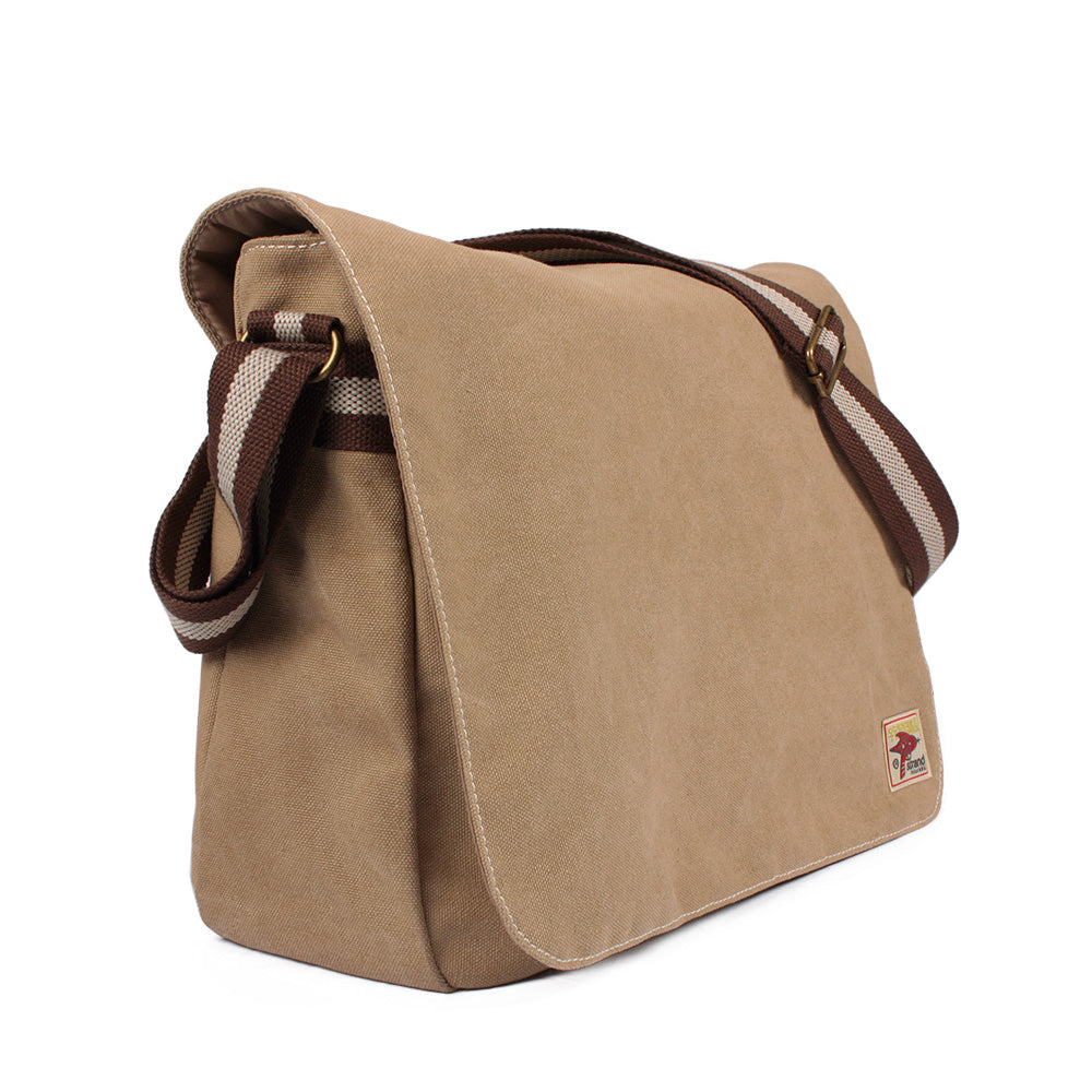 Japanese Ray Gun Canvas Messenger Bag – Retro Vintage Style Shoulder Bag