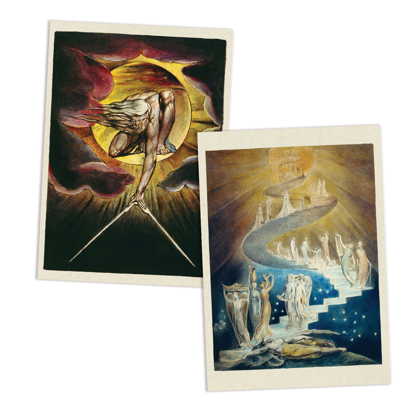 William Blake Art Postcards Set of 10 – Visionary Romantic Prints Mythology Poetry Vintage-Style Cards Gift Pack