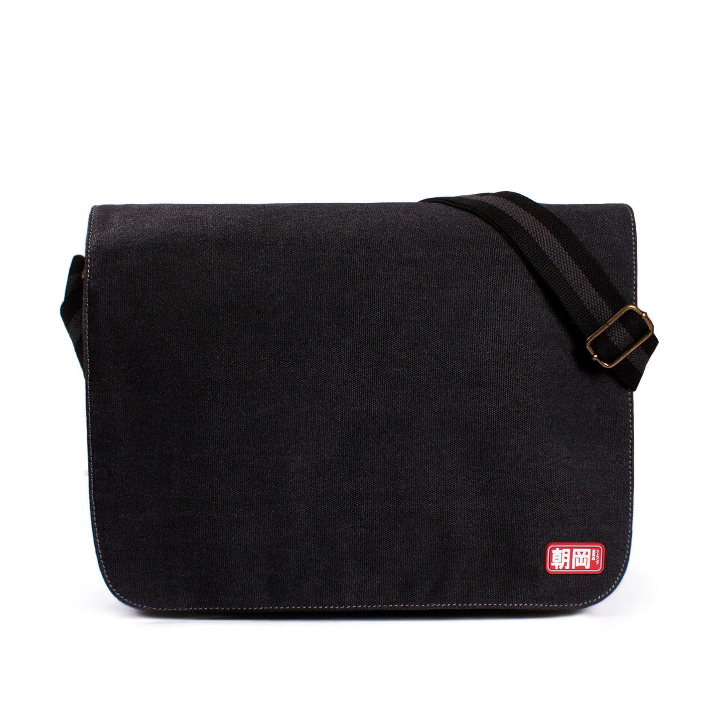 Japanese Retro Canvas Messenger Bag – Asaoka Vinyl Applique Shoulder Bag