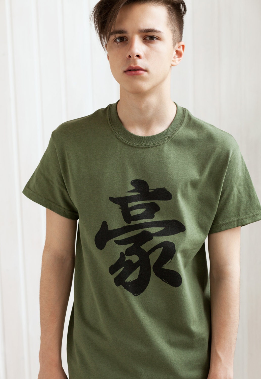 Japanese Calligraphy T Shirt Power Tokyo Japan Australia Writing Kanji Yoga Martial Arts Boxing Anime Manga Mens Womens Graphic Printed Tee