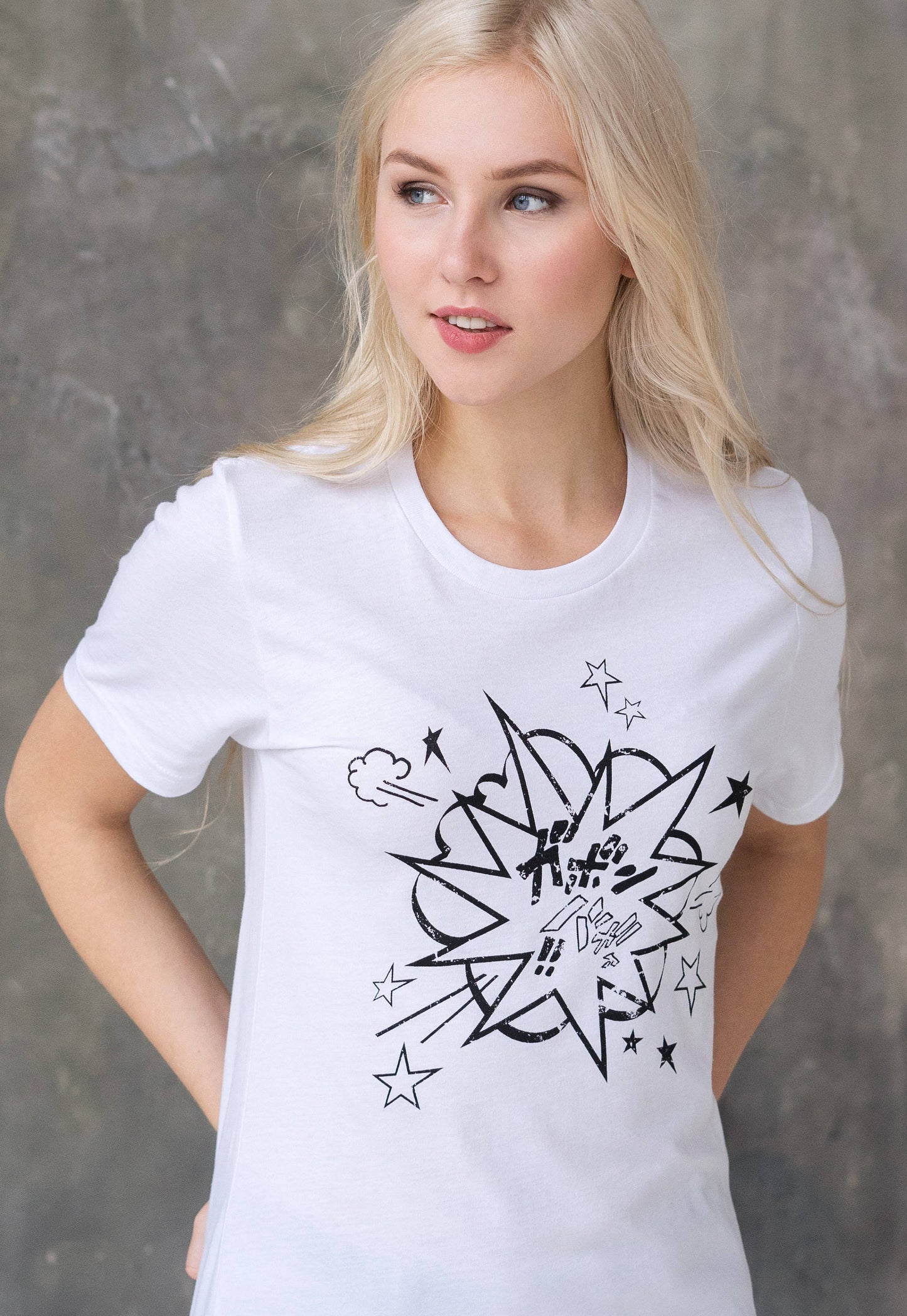 Japanese T Shirt Manga Explosion Japan Kawaii Anime Kanji Comic Book Comics Cosplay Sci Fi Geek Comicon Cute Womens Mens Printed Tee T-Shirt