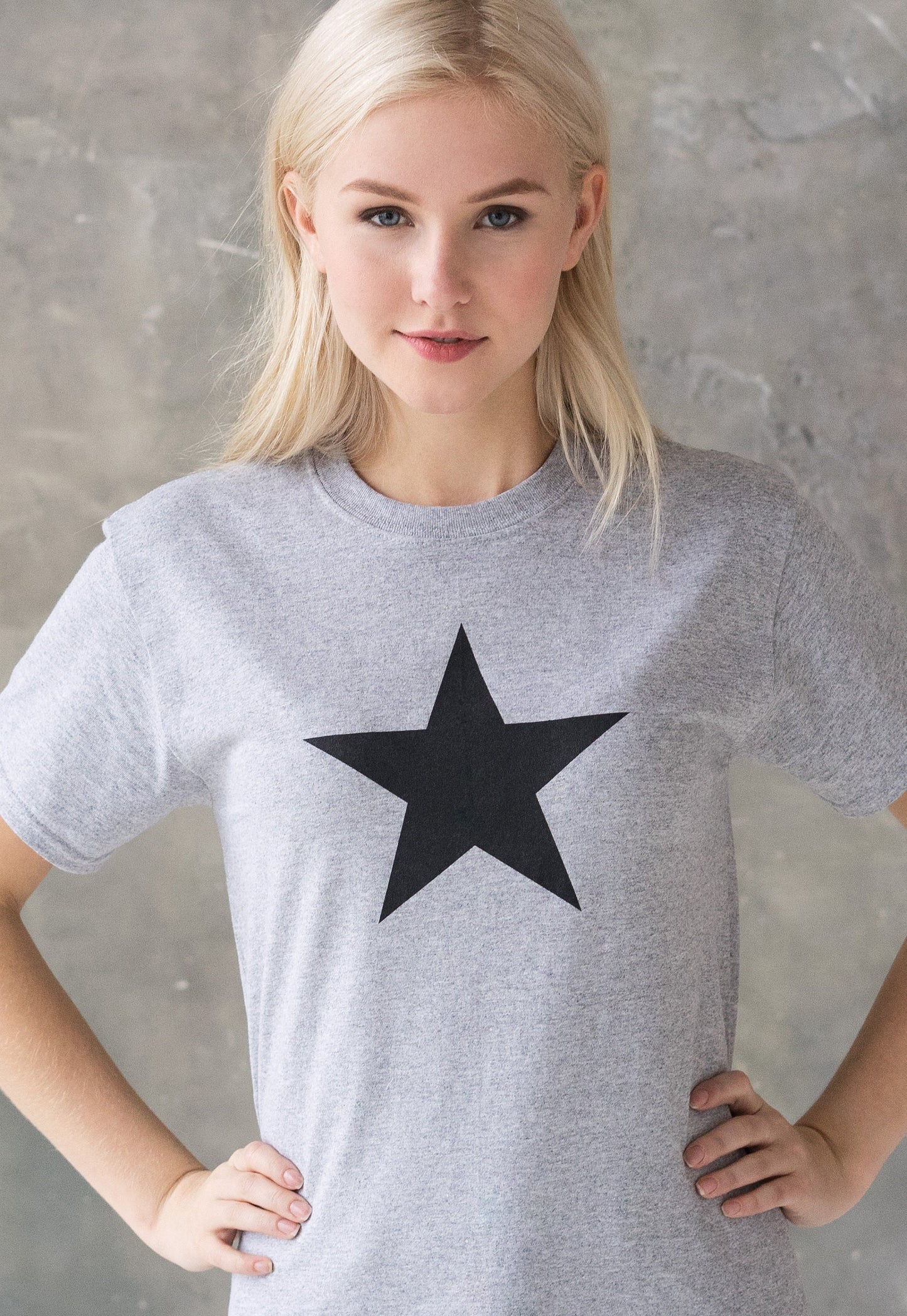 Black Star T Shirt Abstract Geometric Retro Skater Cute Vintage Style Minimalist Graphic Design Fashion Streetwear Printed Women's Men's Tee