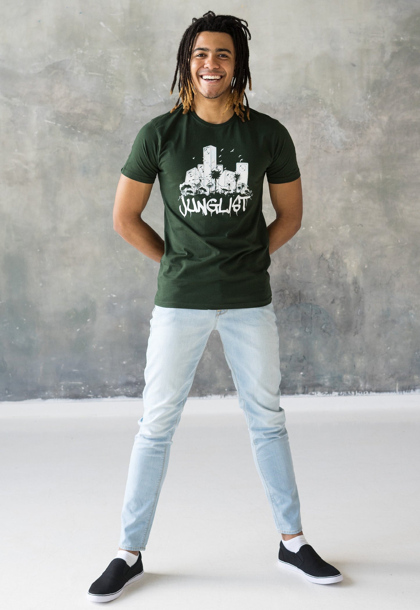 Junglist Sound System T Shirt - Jungle Massive Drum and Bass DJ & Synth Synthesizer Music Producer Festival Mens Womens Graphic Printed Tee