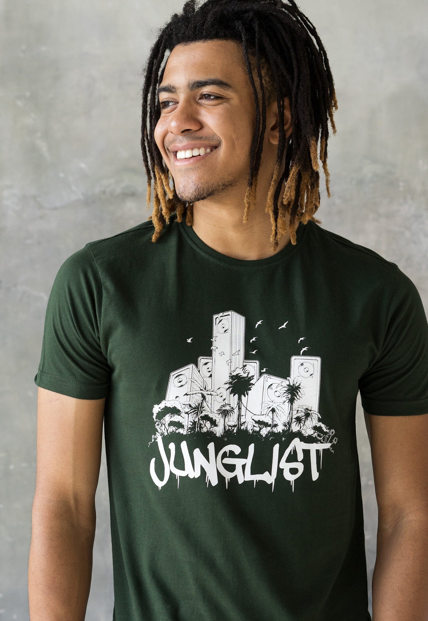 Junglist Sound System T Shirt - Jungle Massive Drum and Bass DJ & Synth Synthesizer Music Producer Festival Mens Womens Graphic Printed Tee