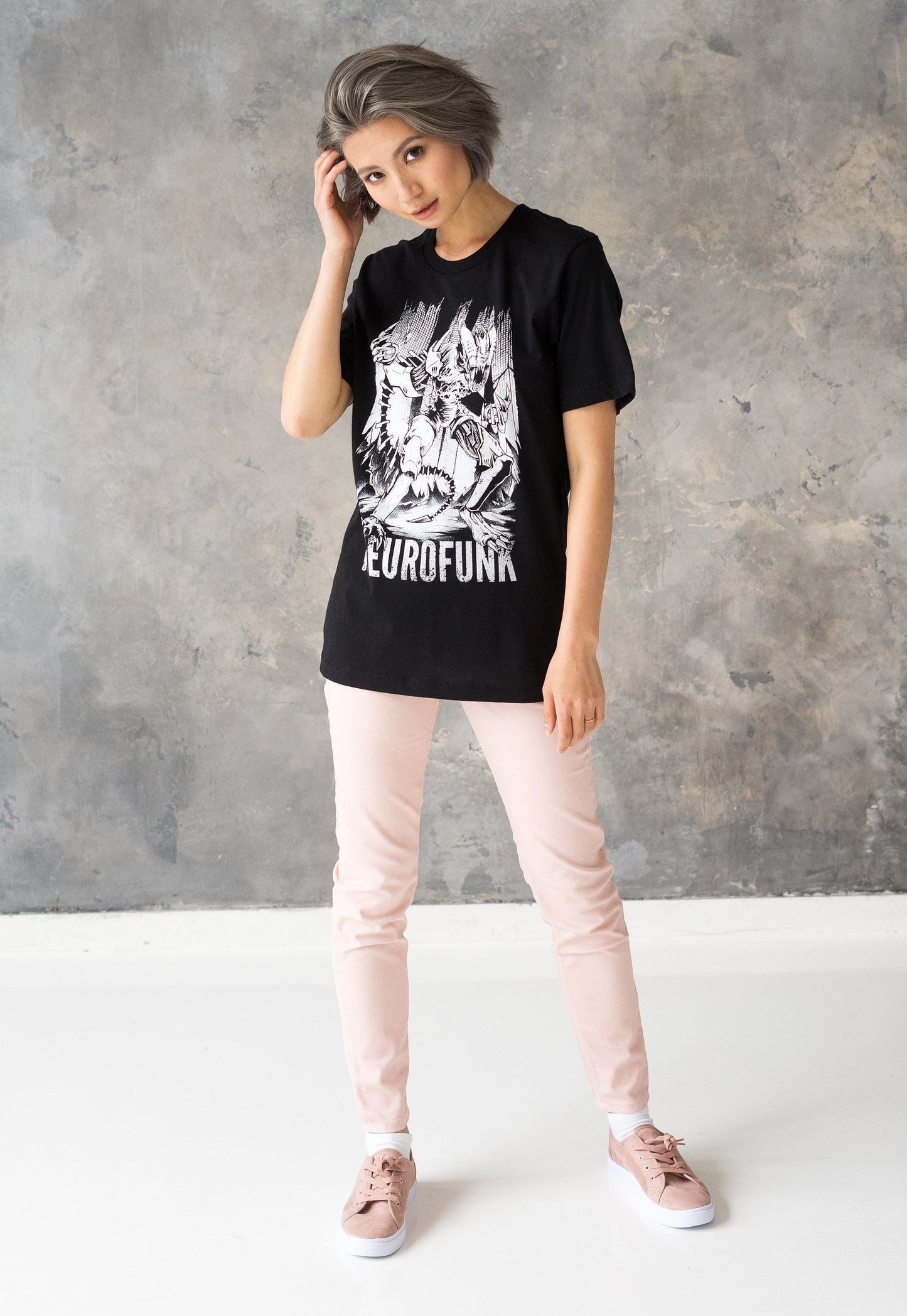 Neurofunk Invasion T Shirt Drum and Bass Alien DJ Synthesizer & Synth Music Producer Junglist Jungle EDM Sci Fi Dubstep Graphic Printed Tee