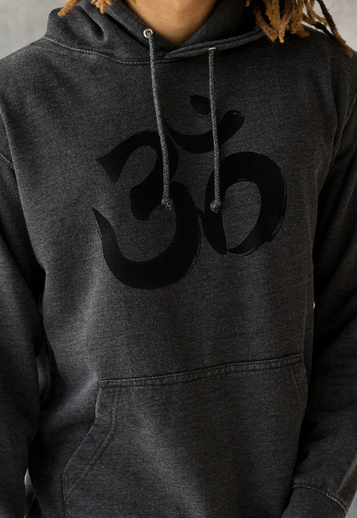 Om Ohm Aum Hoodie Yoga Buddhism Meditation Hinduism Buddhist Sanskrit Lotus Mandala Mens Womens Printed Sweatshirt Washed Brushed Hooded Top