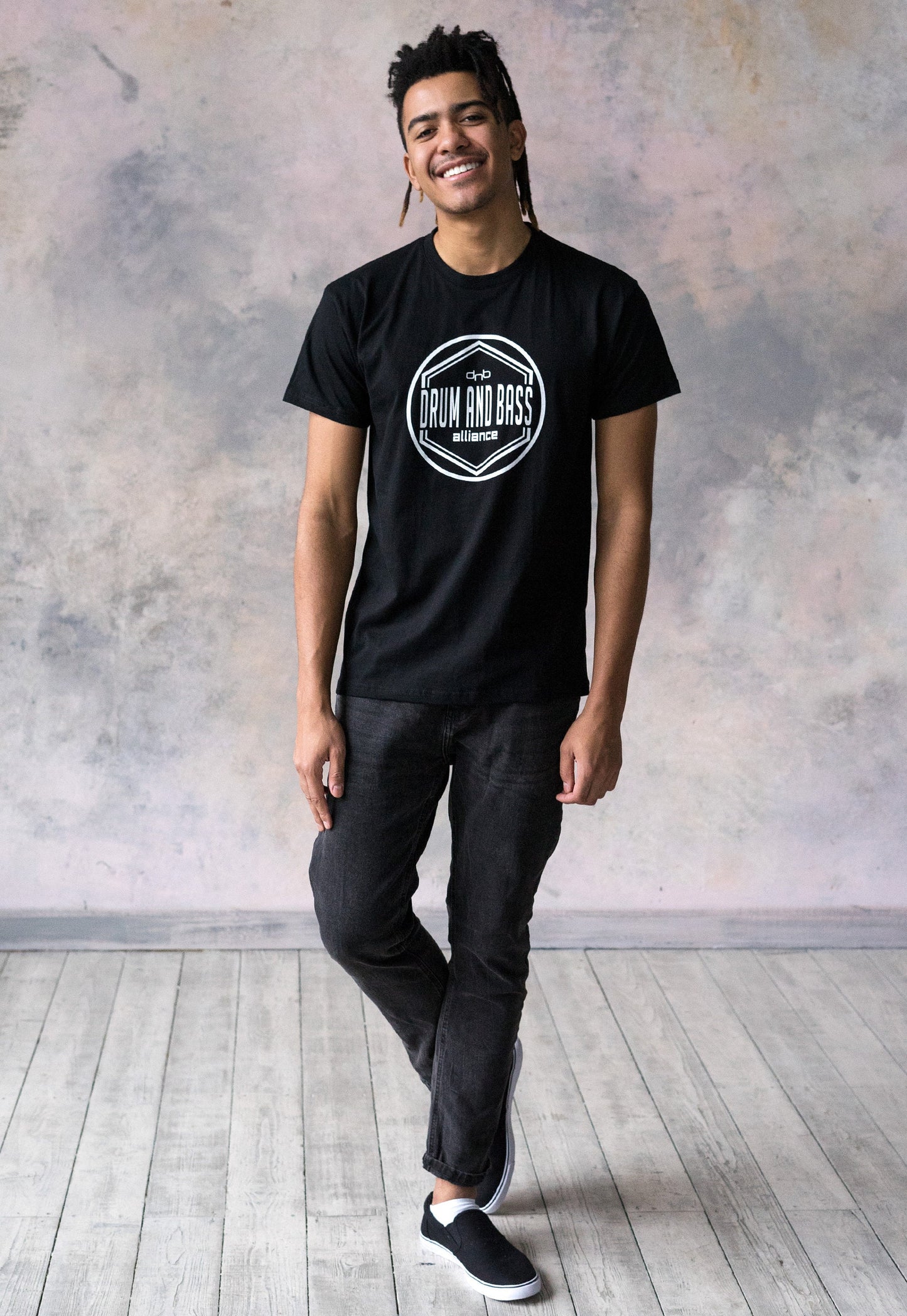 Drum and Bass Alliance Logo T Shirt Junglist Jungle Massive DJ & Synth Music Amen Synth Music Producer DnB Festival Mens Womens Printed Tee