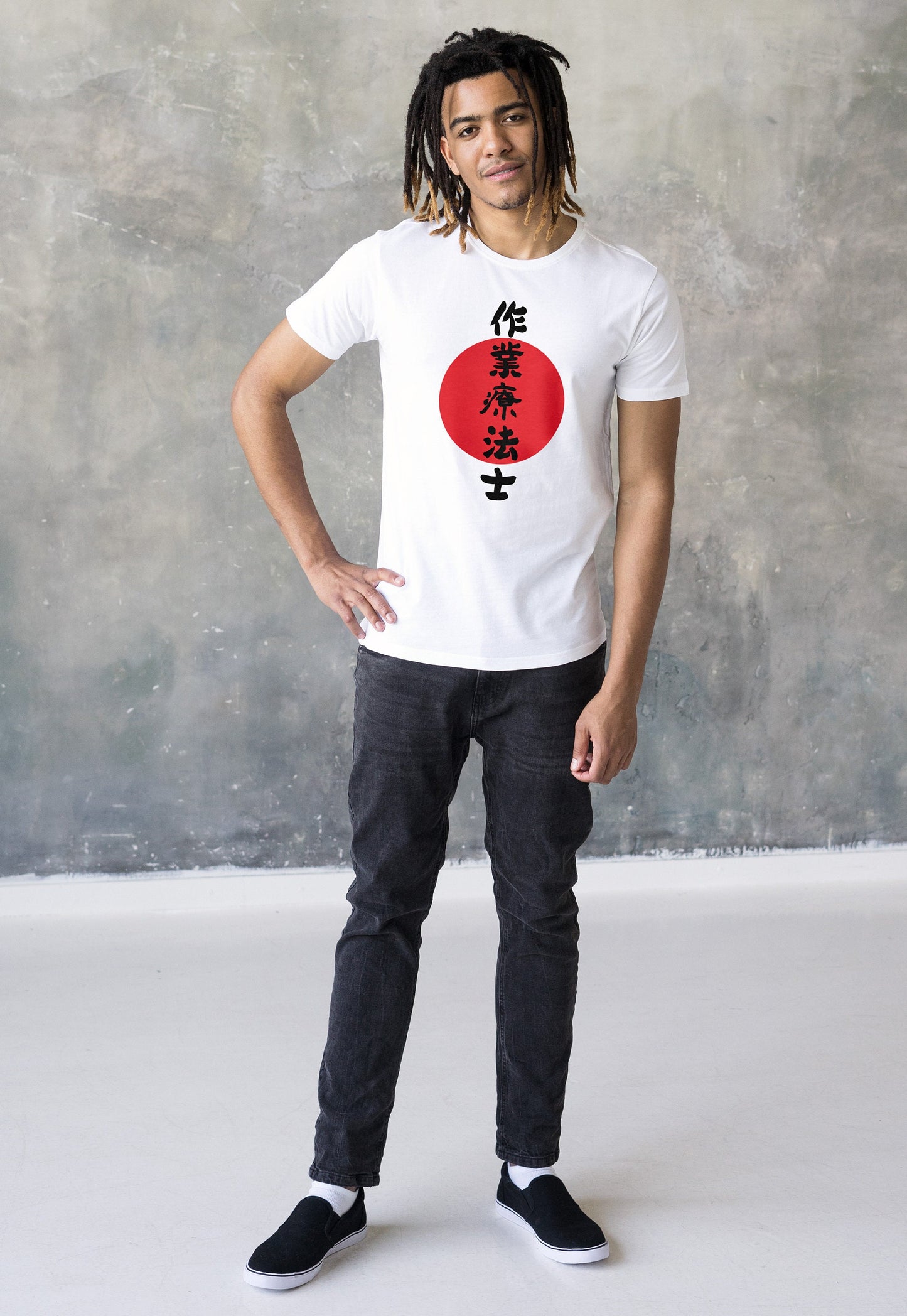 Custom Japanese T Shirt Calligraphy Kanji Hobby Profession Job Occupation Personalised Name Message Birthday Father's Day Men's Women's Tee