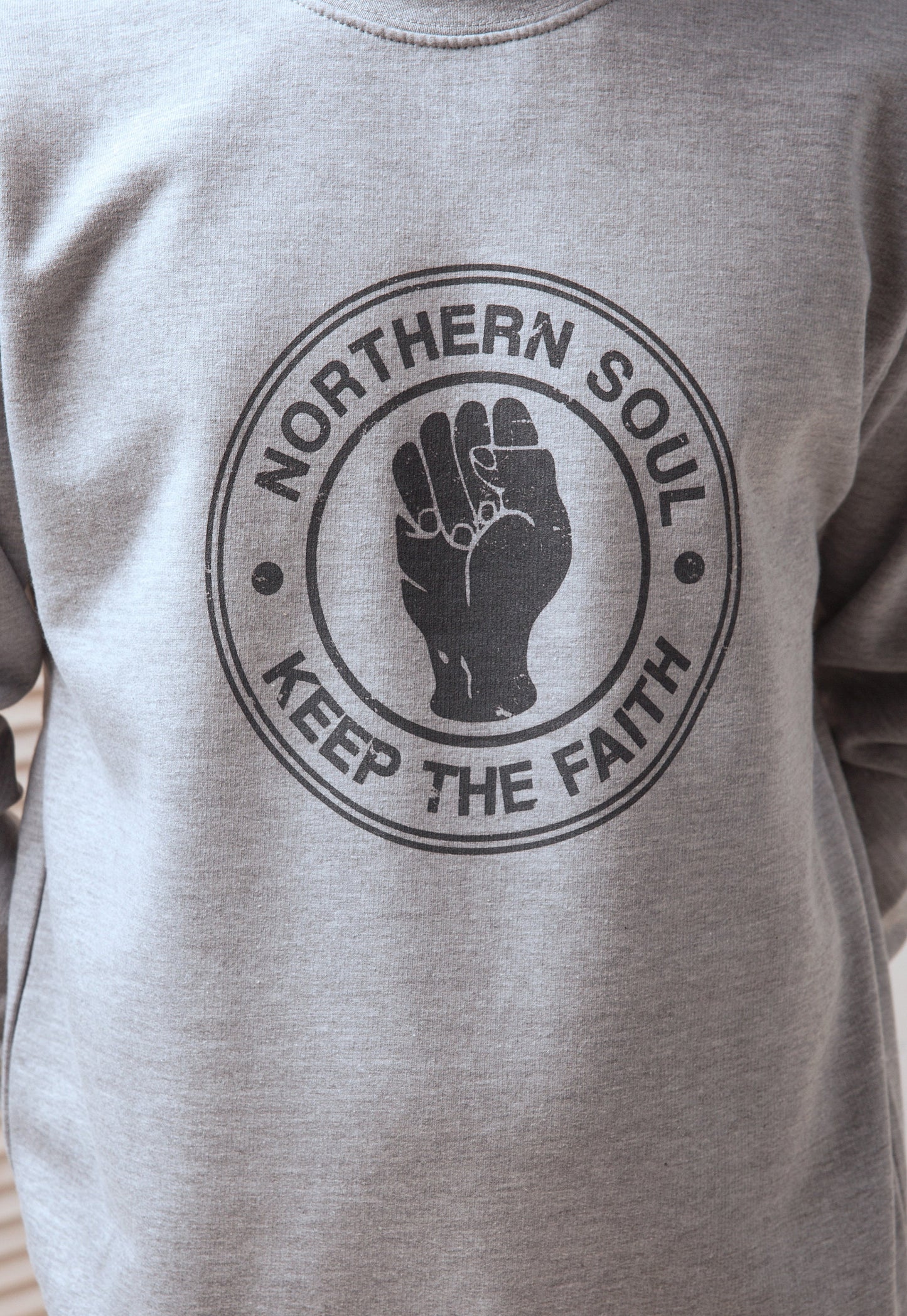 Northern Soul Sweatshirt Distressed Burnout Retro Print 60s 70s Mod Mods Music British Vintage Style Printed Men's Women's Pullover Jumper