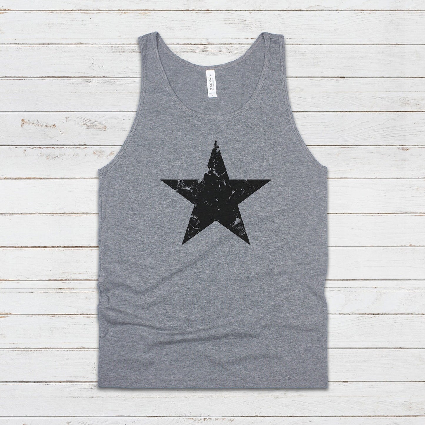 Star Ringer Tank Top Minimalist Abstract Geometric Skater Fashion Retro 70s 80s 90s Y2K Graphic Printed Women's Men's Ringer Vest Tee Cami
