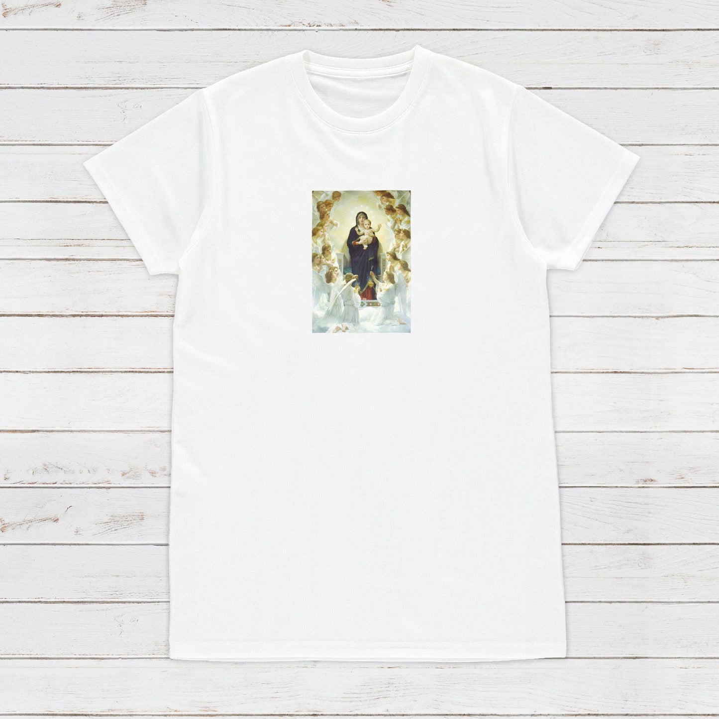 Madonna Angel T Shirt Bouguereau Baroque Rococo Art Quirky Aesthetic Grunge Alternative Gift Cute Pretty Womens Mens Graphic Printed Tee Top
