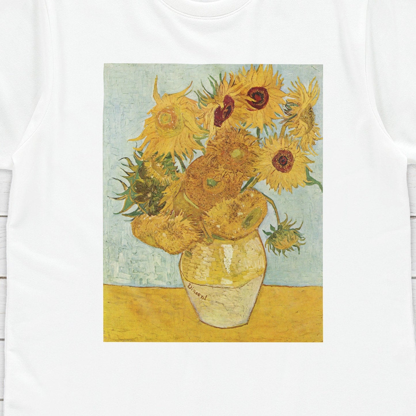 Sunflowers T Shirt Van Gogh Impressionist Classical Art Flowers Floral Aesthetic Pretty Soft Grunge Gift Womens Mens Graphic Printed Tee Top