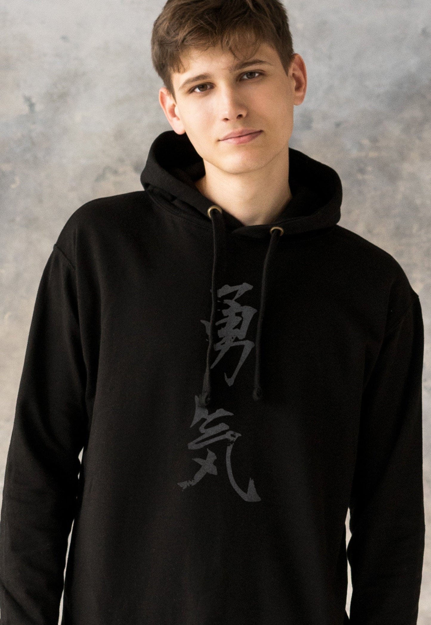 Japanese Hoodie Yuki Courage Japan Calligraphy Anime Manga Ninja Bushido Anime Manga Martial Arts Men's Womens Sweatshirt Printed Hooded Top