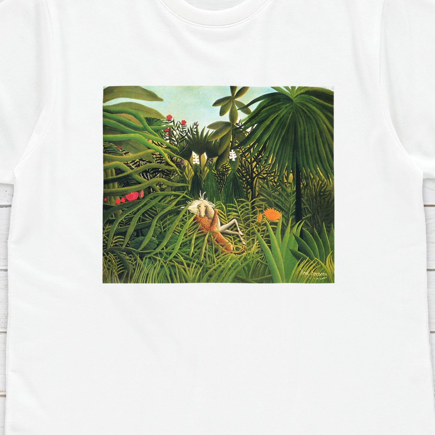 Avant Garde Art T Shirt Classical Art Tropical Forest Leopard Horse Aesthetic Pretty Soft Grunge Gift Womens Mens Graphic Printed Tee