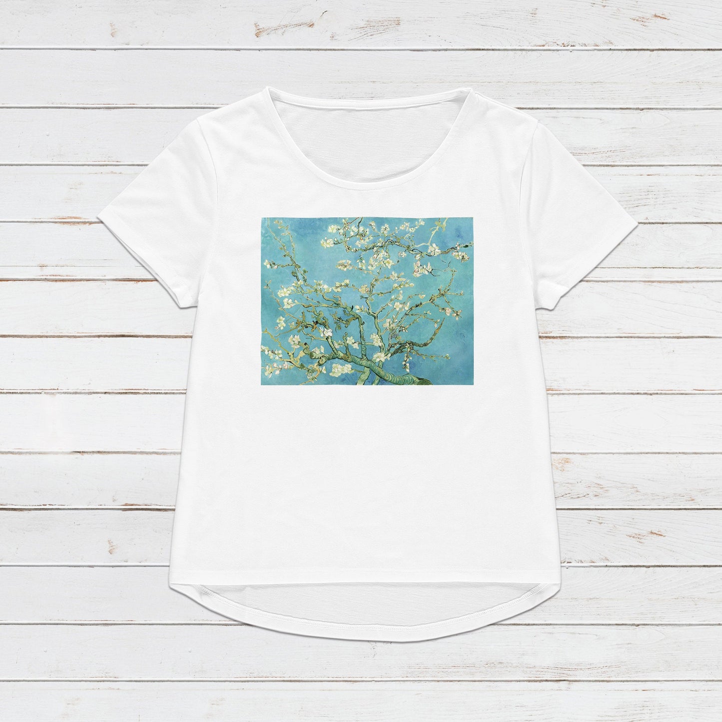 Almond Blossoms T Shirt Van Gogh Impressionist Classical Art Flowers Floral Aesthetic Pretty Soft Grunge Womens Mens Graphic Printed Tee Top