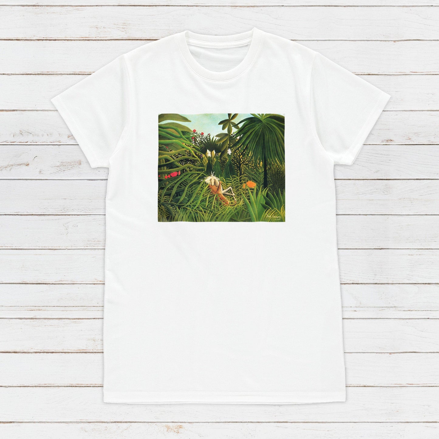 Avant Garde Art T Shirt Classical Art Tropical Forest Leopard Horse Aesthetic Pretty Soft Grunge Gift Womens Mens Graphic Printed Tee