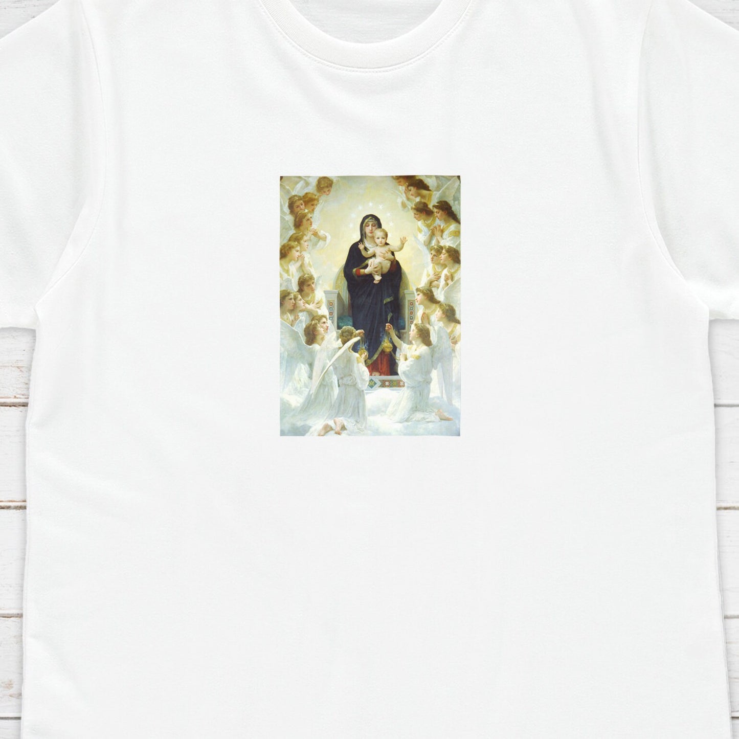 Madonna Angel T Shirt Bouguereau Baroque Rococo Art Quirky Aesthetic Grunge Alternative Gift Cute Pretty Womens Mens Graphic Printed Tee Top