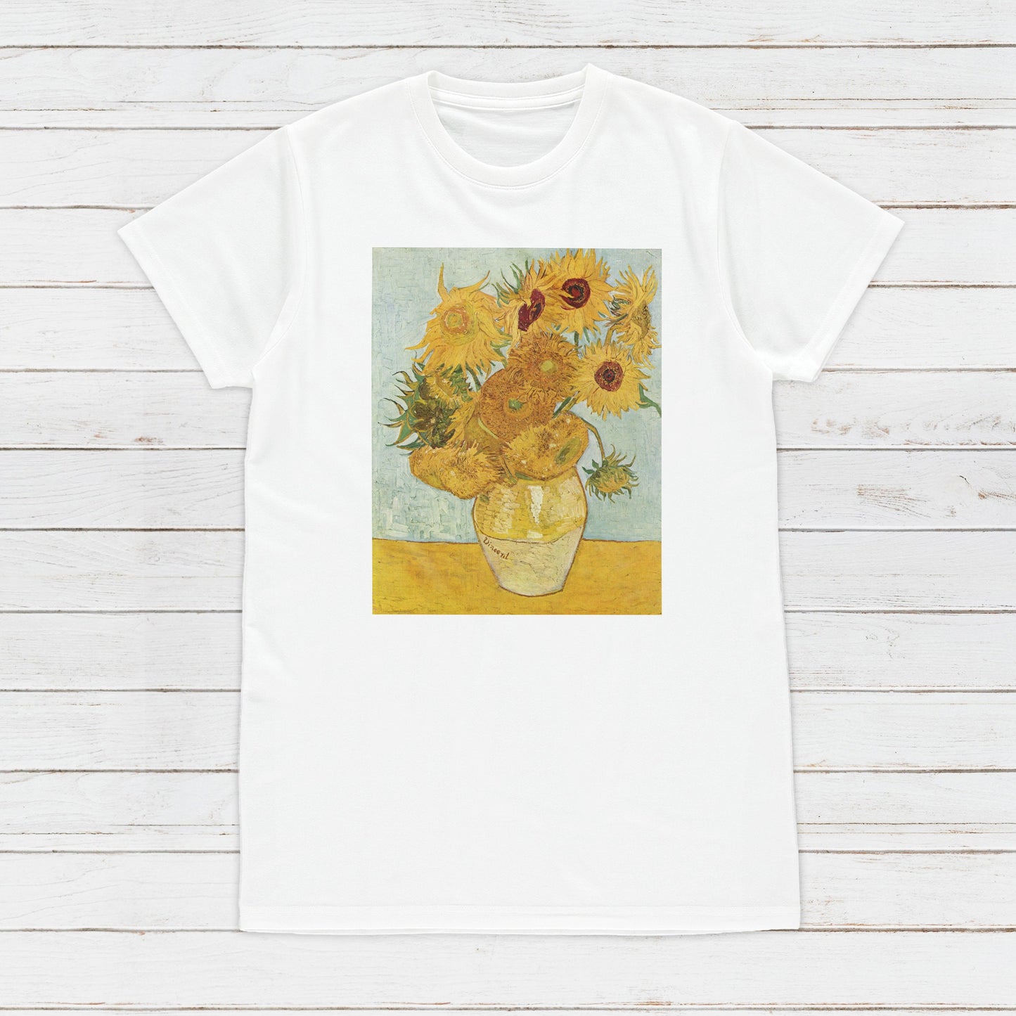 Sunflowers T Shirt Van Gogh Impressionist Classical Art Flowers Floral Aesthetic Pretty Soft Grunge Gift Womens Mens Graphic Printed Tee Top