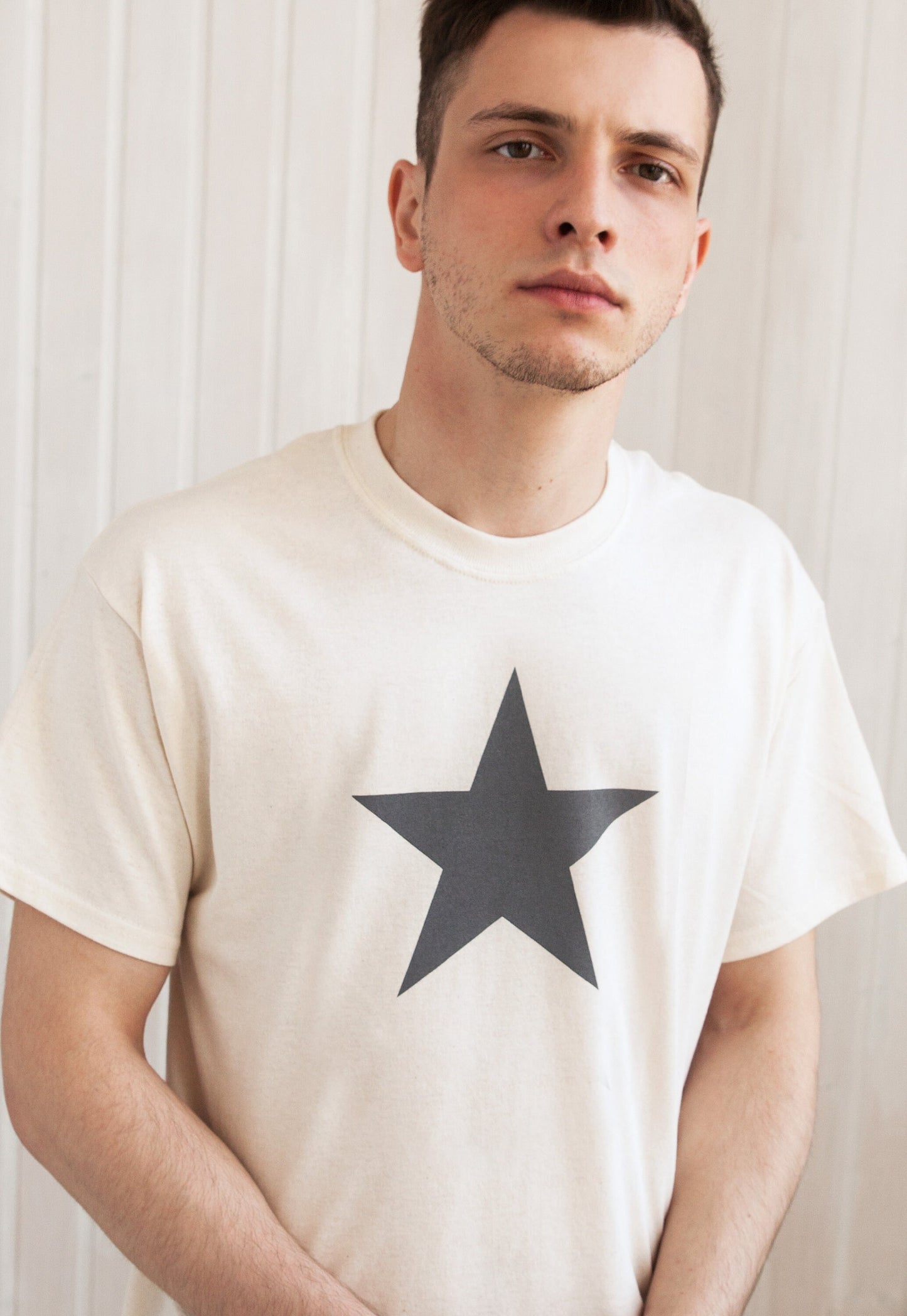 Star T Shirt Minimalist Abstract Geometric Streetwear Skater Fashion Retro 90s 80s 70s Y2K Graphic Design Printed Tee T-Shirt Mens Womens