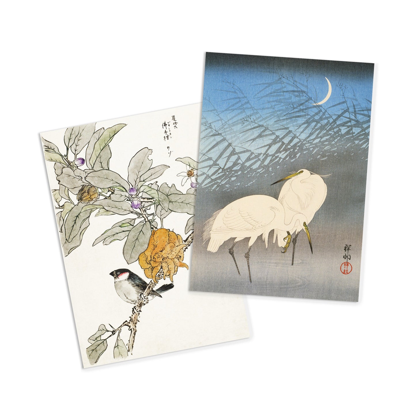 Japanese Ukiyo-e Art Postcards Set of 10 - Postcard Prints Pack Woodblock Art Print Aesthetic Hiroshige Hokusai Geisha Flowers Cards Gift