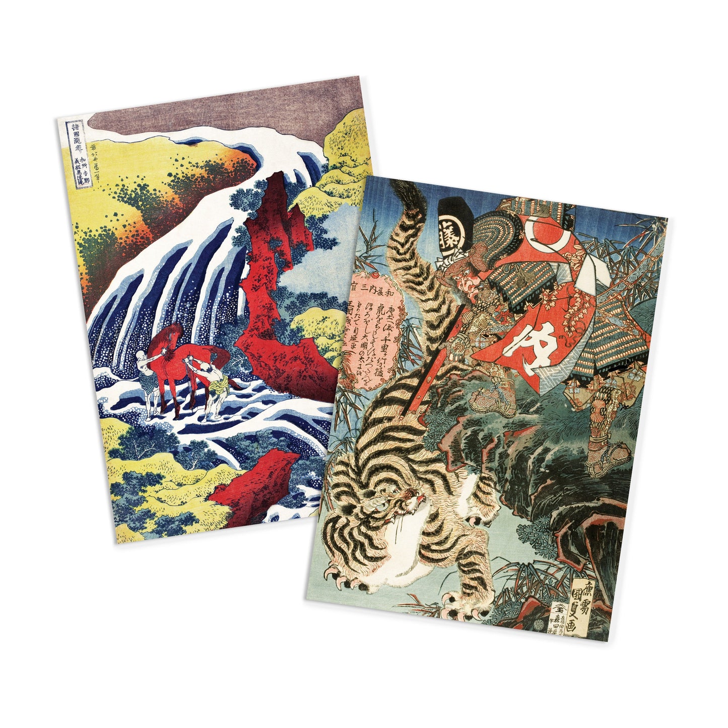 Japanese Ukiyo-e Art Postcards Set of 10 - Postcard Prints Pack Woodblock Art Print Aesthetic Hokusai Samurai Horror Geisha Cards Gift