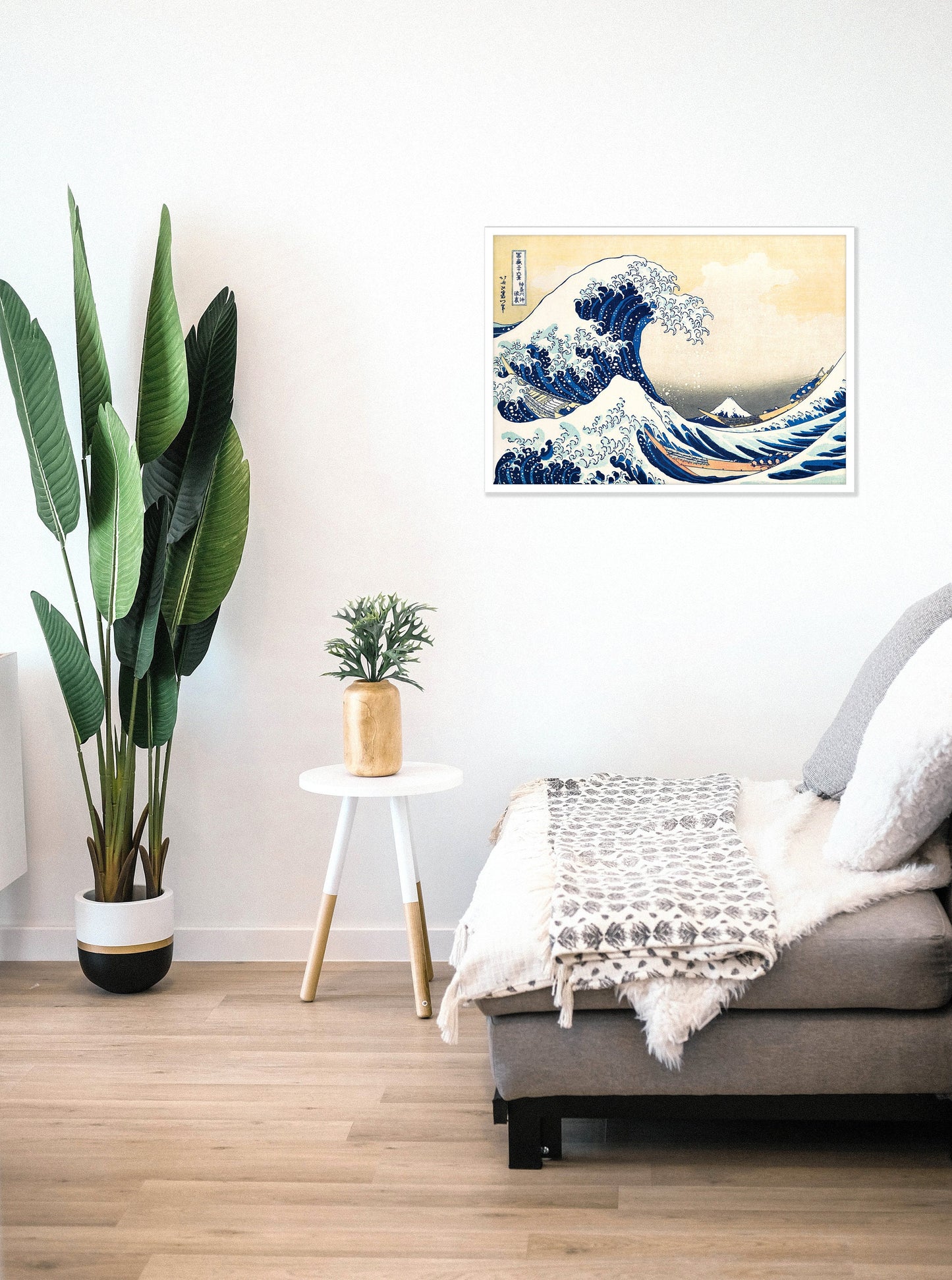 Japanese Ukiyo-e Art Print Poster Woodblock Wall Art Hokusai Kanagawa Wave Mount Fuji San Beautiful Tattoo Japan Calligraphy Aesthetic A3