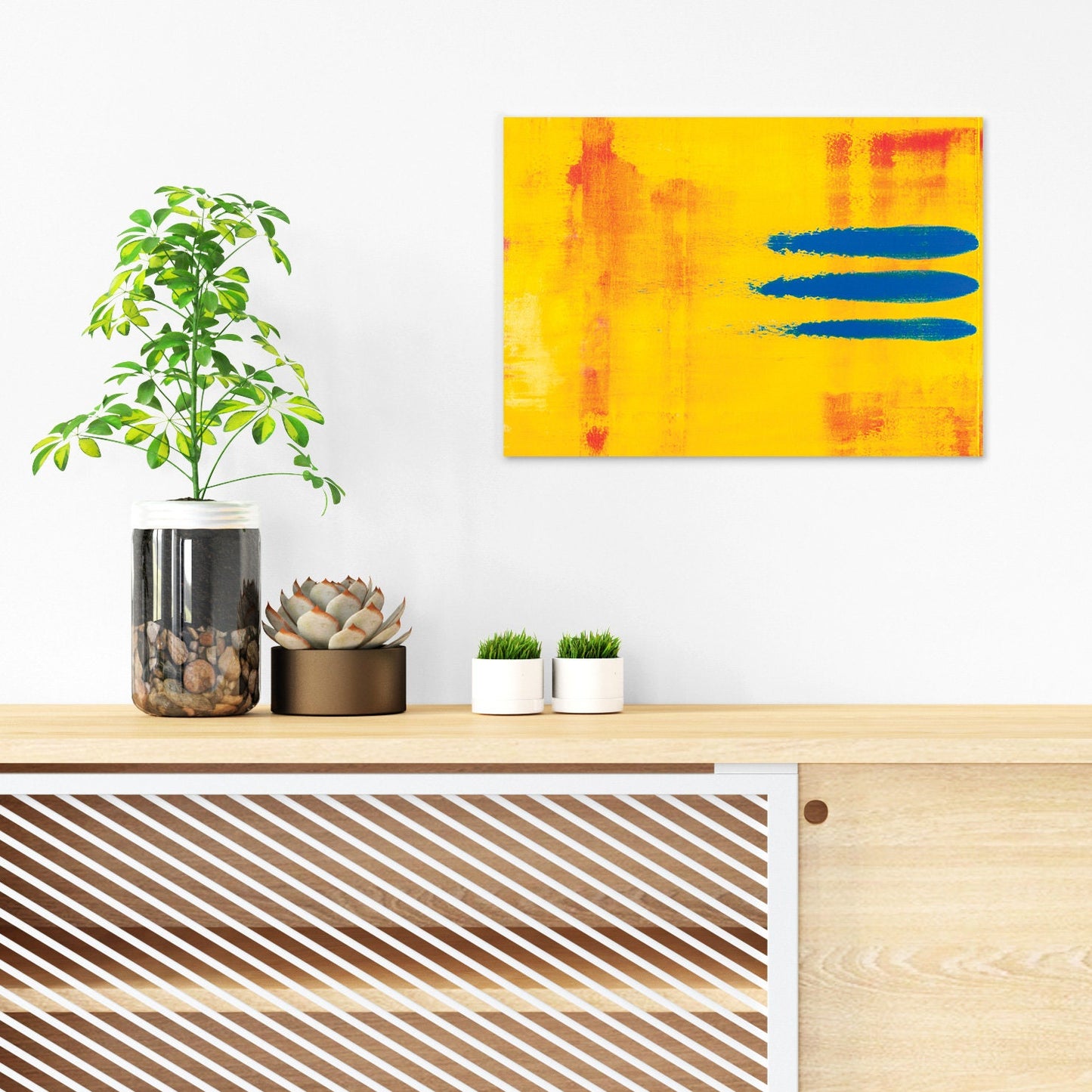 Abstract Art Print Poster Wall Home Decor Painting Original Modern Contemporary Expressionism Medium Original Unique Scandi Striking Bright