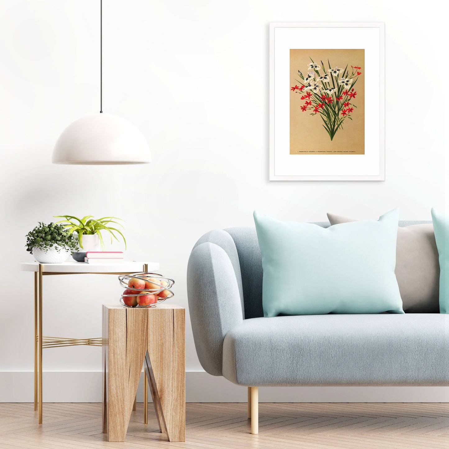 Antique Botanical Art Print Poster Vintage Wall Art Flowers Wood Floral Nature Leaf Plant Illustration Victorian Herbs Beautiful Pressed A3