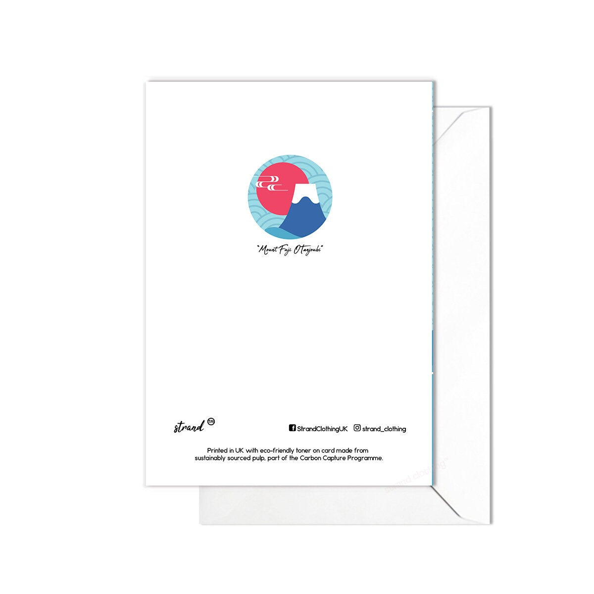 Happy Birthday Greeting Card Print Kawaii Cute Japanese Aesthetic Mountain Mount Fuji San Anime Manga Art Unique Tokyo Japan Language - F88