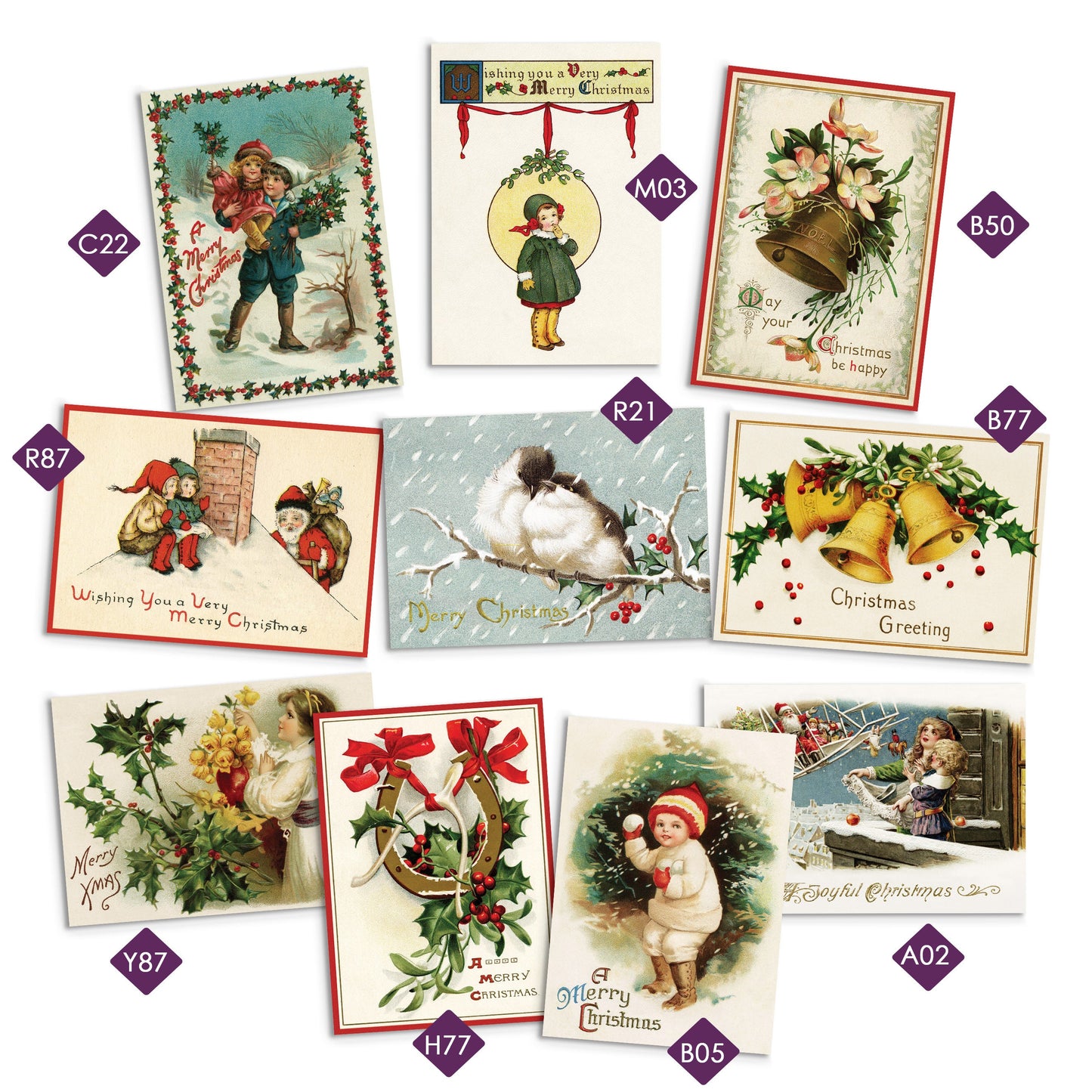 Greeting Cards Mix & Match Bundle - Card Set of 5 10 Happy Birthday Christmas Vintage Wedding Any Occasion Japanese Kawaii Cute Mix Pack