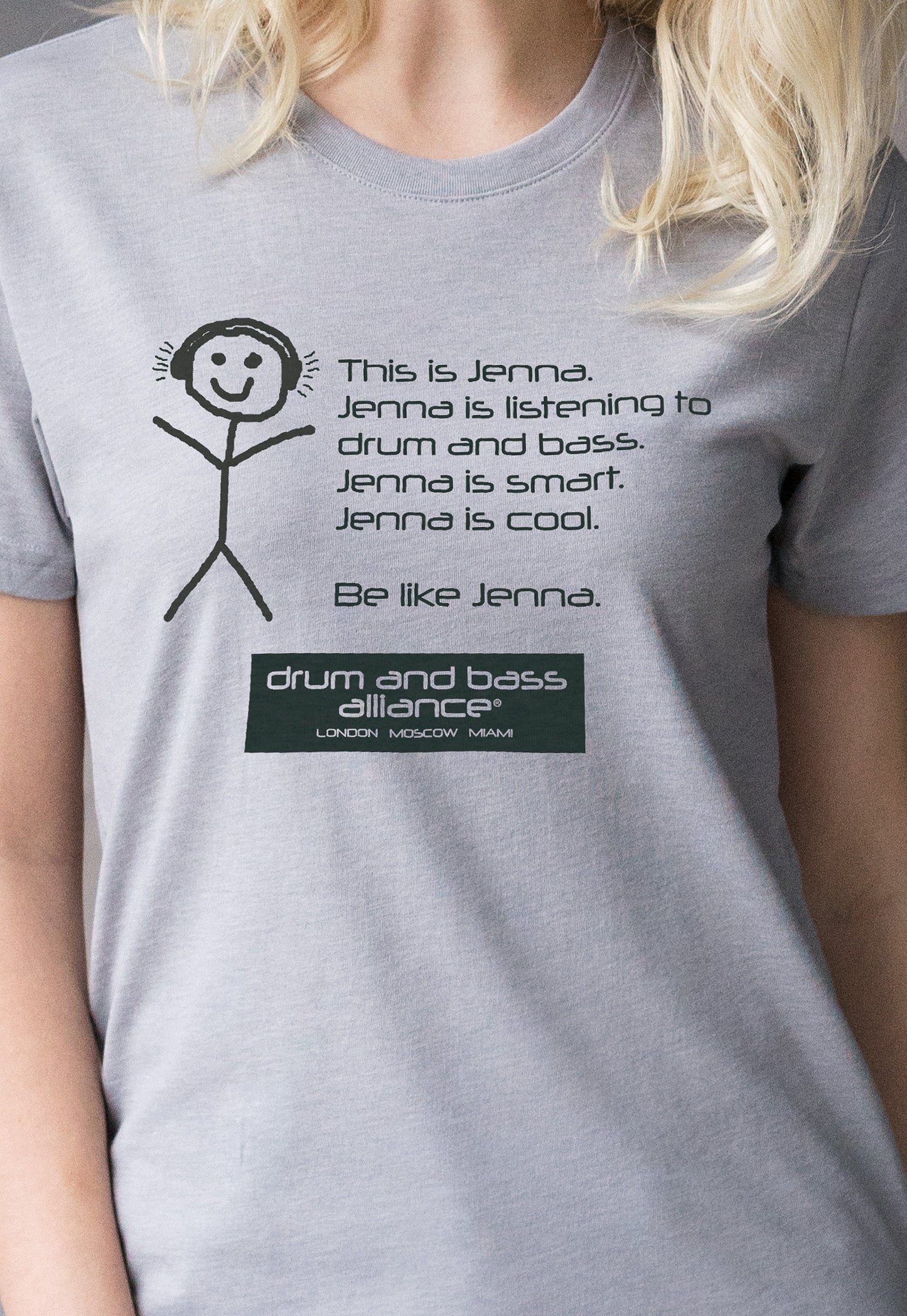 Custom Personalised Name T Shirt - Drum & Bass Alliance UK Garage DnB Junglist Jungle Massive Female DJ Men's Women's Girls Printed Tee Top