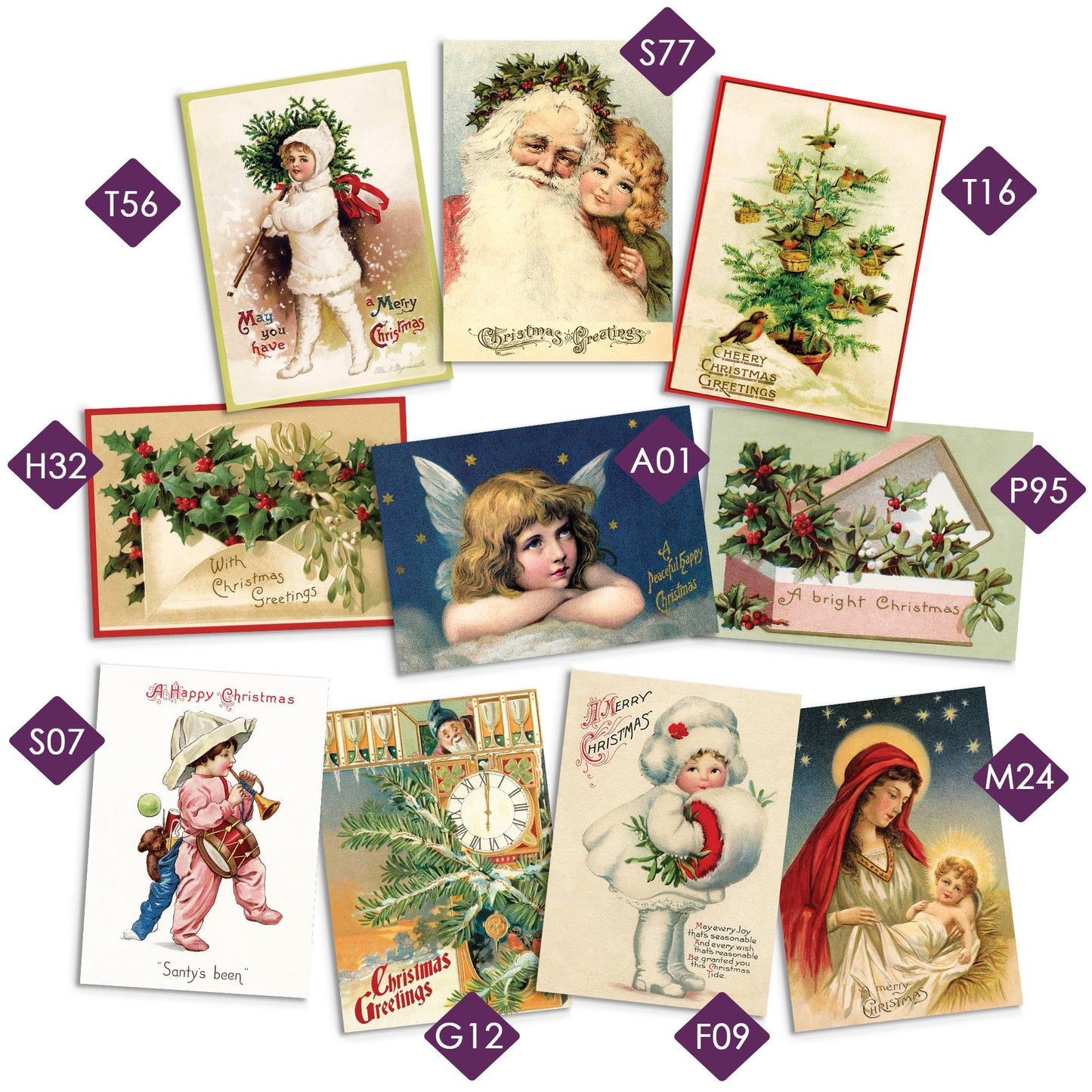 Greeting Cards Mix & Match Bundle - Card Set of 5 10 Happy Birthday Christmas Vintage Wedding Any Occasion Japanese Kawaii Cute Mix Pack