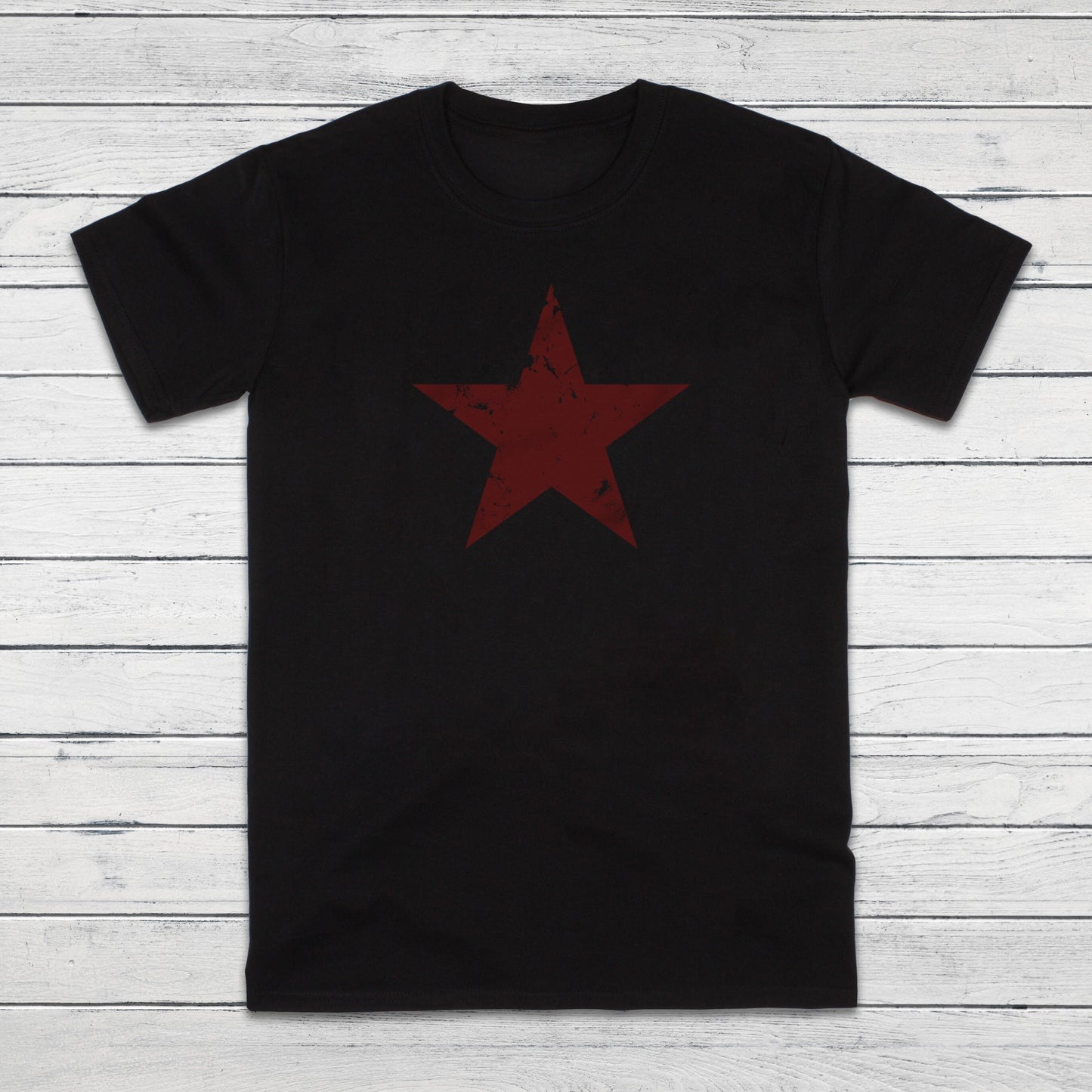 Red Star T Shirt Minimalist Abstract Geometric Streetwear Skater Retro Graphic Design 90s Yoga Gym Women's Men's Screen Printed Rad Y2K Tee