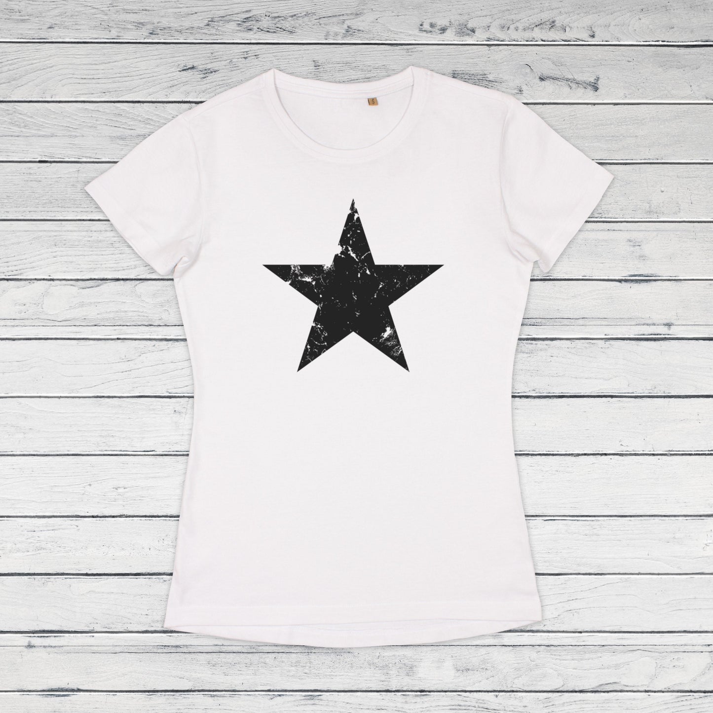 Black Red Star T Shirt Minimalist Abstract Geometric Streetwear Skater Retro Graphic Design 70s 90s Y2K Yoga Gym Girls Womens Printed Tee