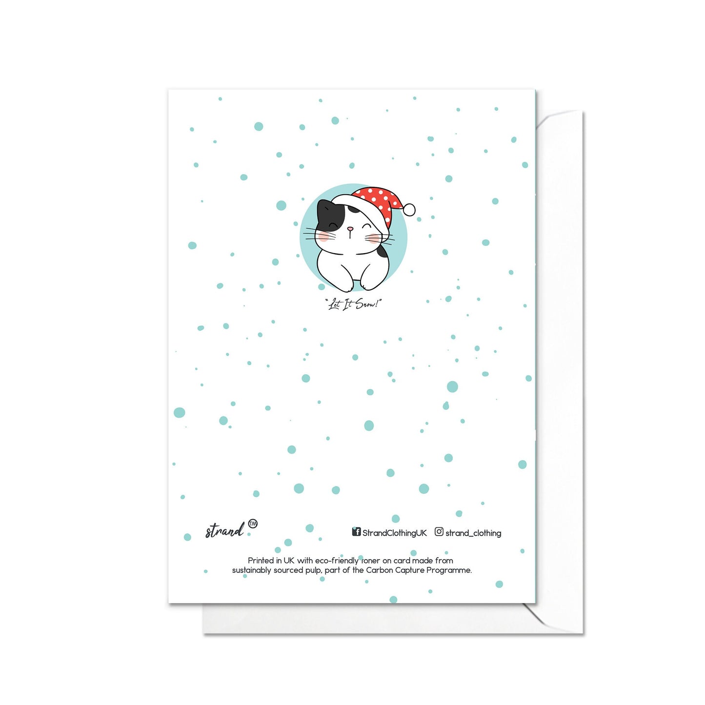 Christmas Greeting Card Kawaii Merry Xmas Tree New Year Winter Pretty Cats Kittens Retro Santa Claus Kittens Cute Cat-Lover Gift Cakes - S35