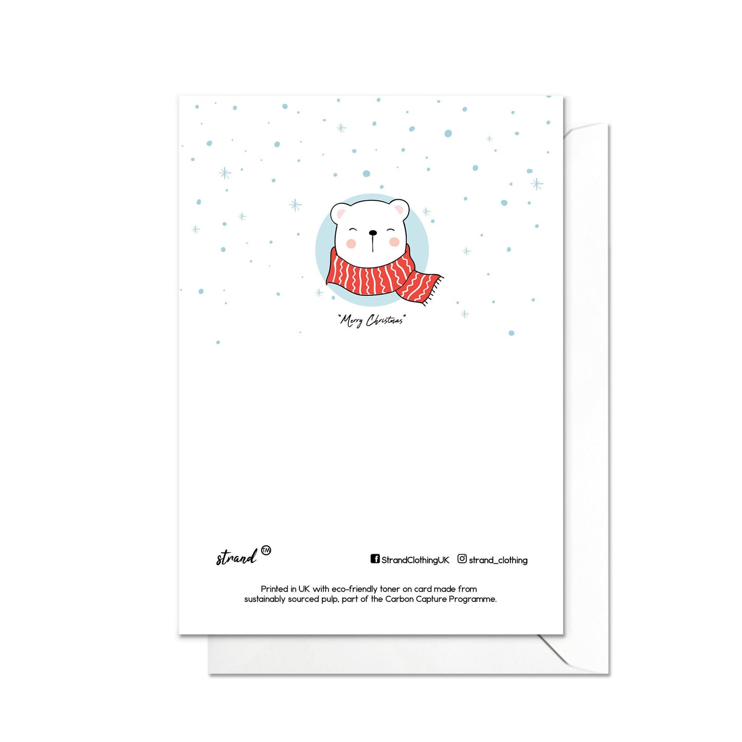 Christmas Greeting Card Kawaii Merry Xmas Tree New Year Winter Pretty Animals Fox Polar Bear Snowman Retro Santa Claus Cute Gift Cakes - F67
