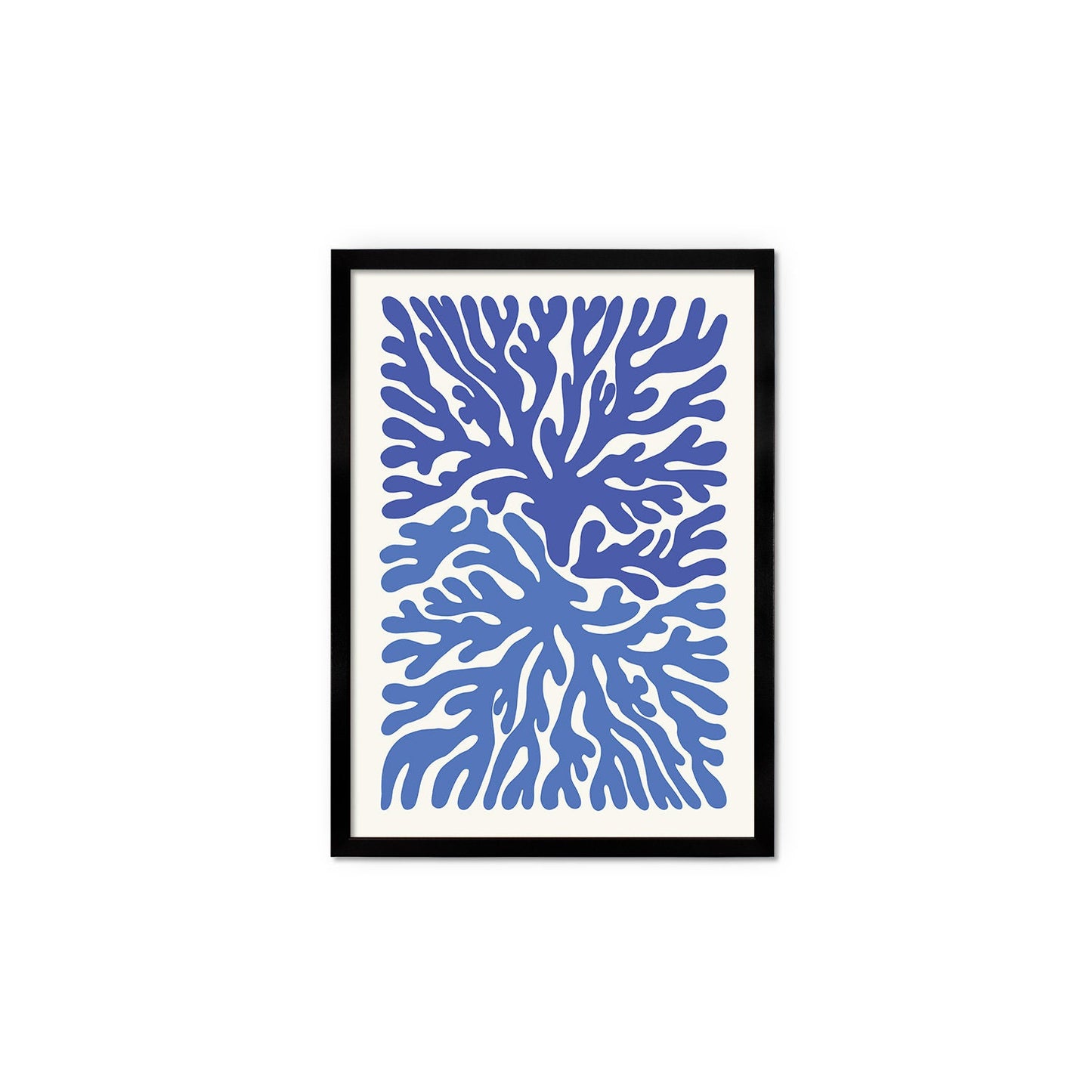 Framed Abstract Art Print Poster Wall Home Decor Modern Contemporary Underwater Ocean Original Unique Beautiful Minimal Organic Mid-century