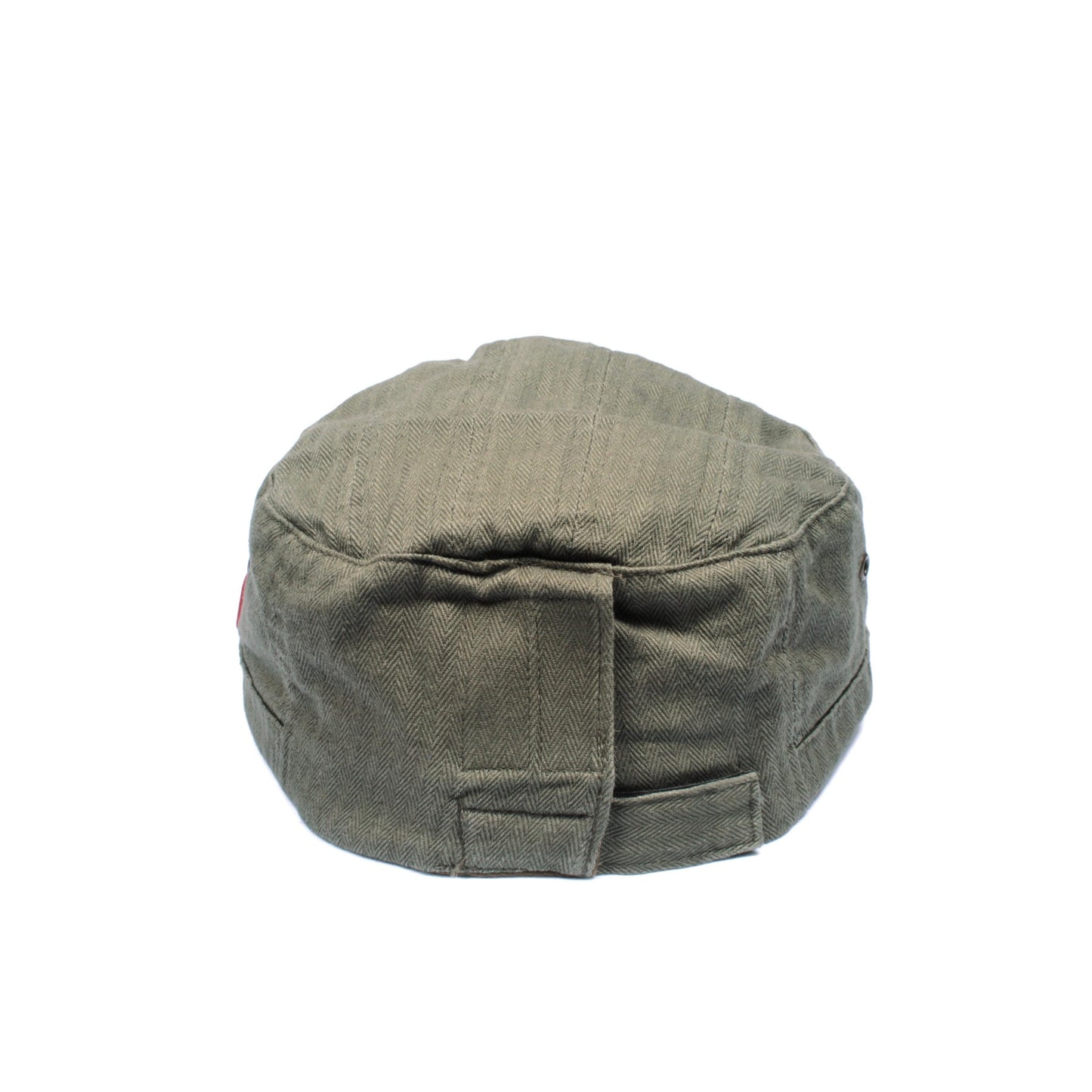 Cadet Army Cap with Japanese Vinyl Applique - Military Retro Vintage Mens Womens Khaki Green Hat Japan Aesthetic Streetwear Officer Kawaii