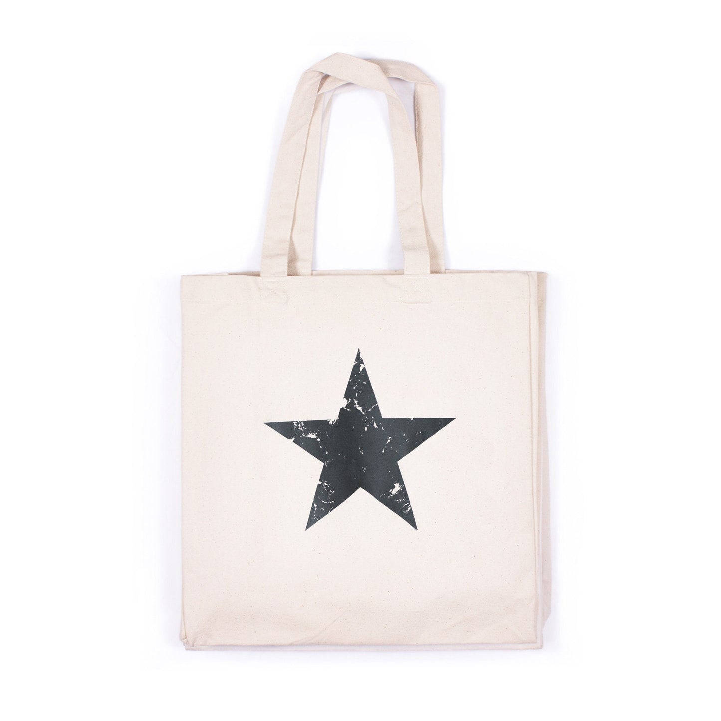 Star Print Tote Vintage Retro Style Abstract Geometric Art Yoga Positive Inspirational Cotton Canvas Shopper Bag Printed Eco Friendly Market