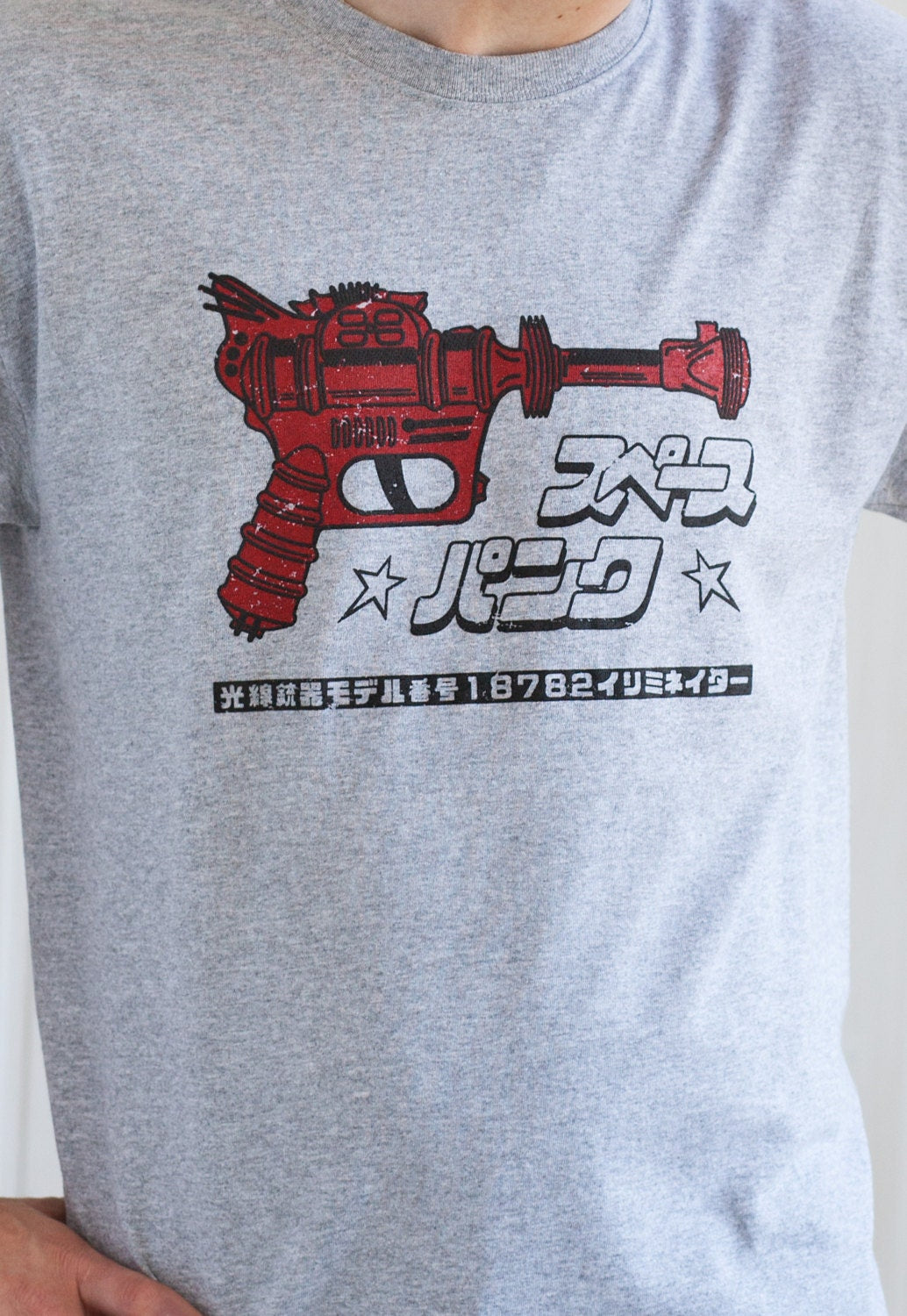 Japanese Ray Gun T Shirt Blaster Phaser Zap Laser Japan Tokyo Sci Fi Space Cowboy Retro Kawaii Anime Manga Cosplay Mens Womens Printed Tee