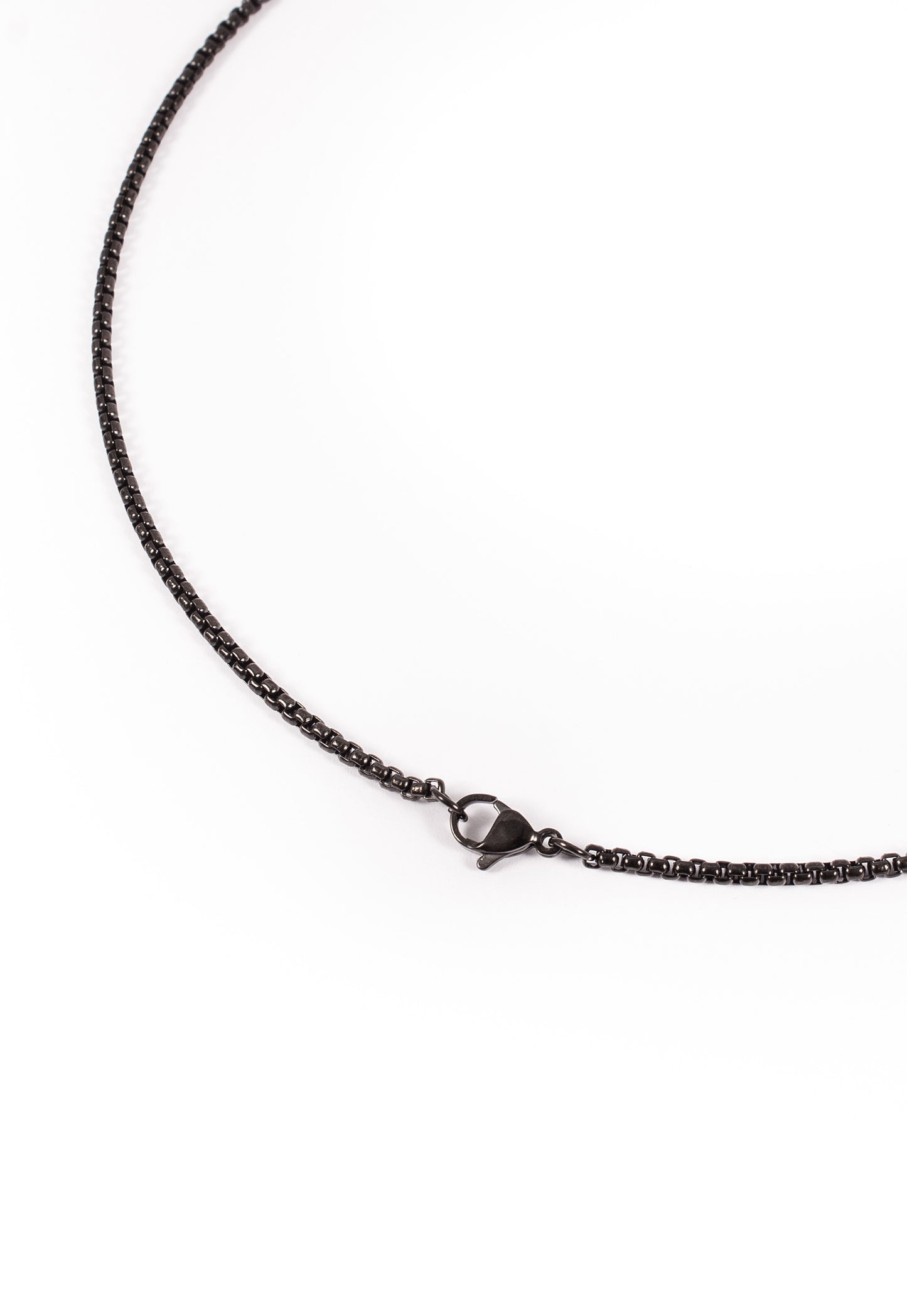 Cassette Tape Pendant Necklace with Ball Chain in Silver Finish Stainless Steel