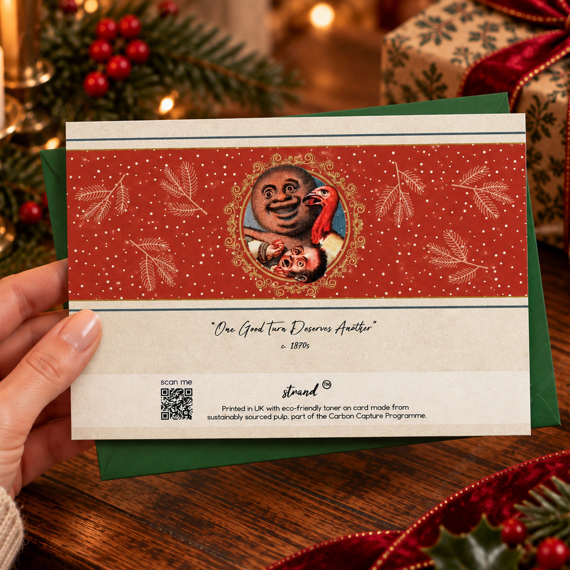 Weird Victorian Christmas Cards – Set of 10