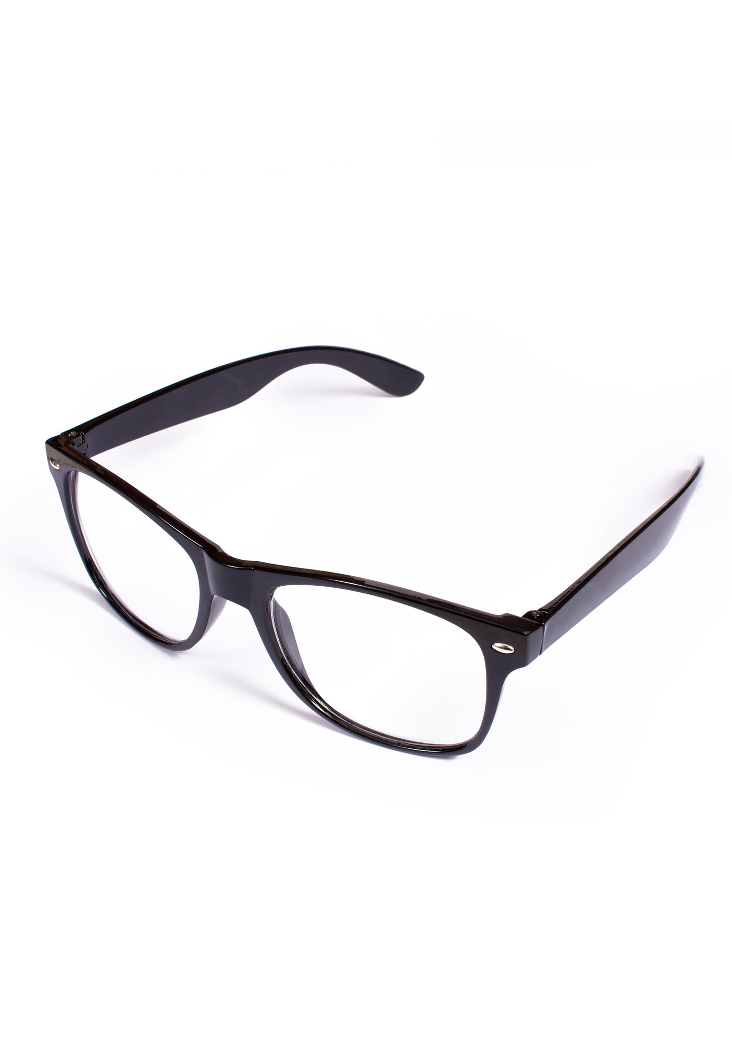 Black Chunky Geek Glasses with Clear Lenses – Kawaii Cosplay Style