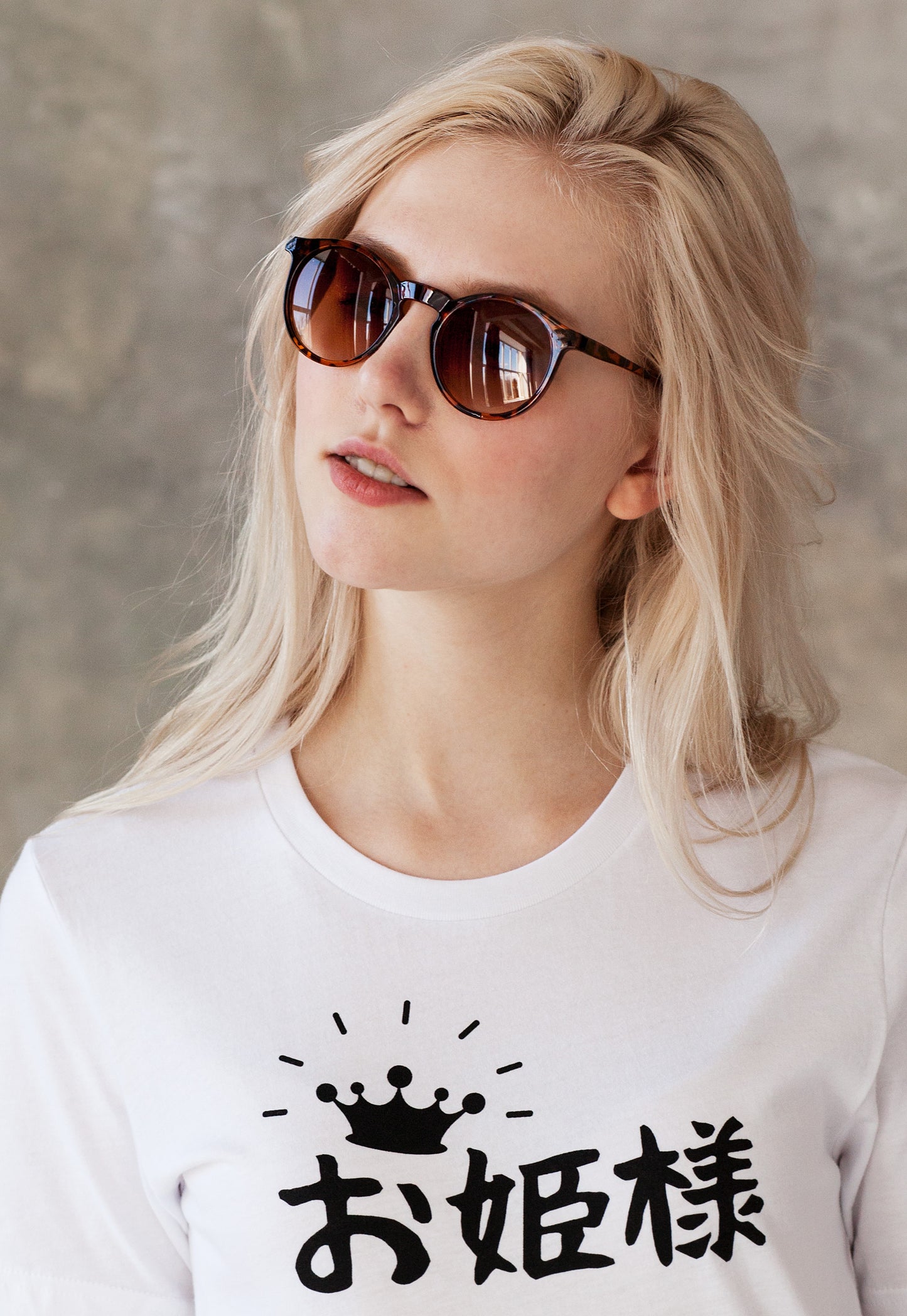 Classic Round Tortoiseshell Sunglasses in Animal Print - Oxford Frame