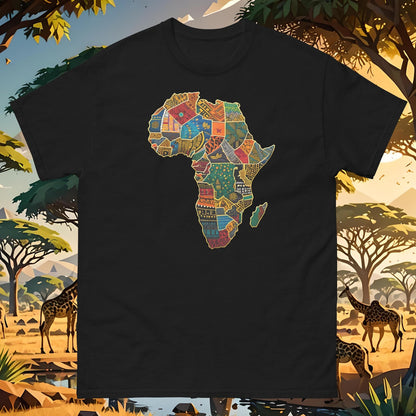 African Continent – Patchwork Print T-Shirt