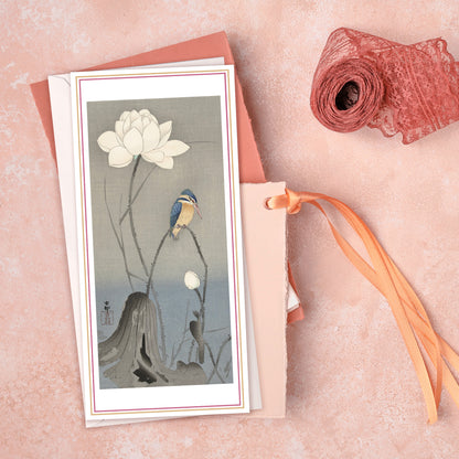 Japanese Ukiyo-e Art Greeting Cards – Luxury Tall Set of 5 | Birthday & All Occasion