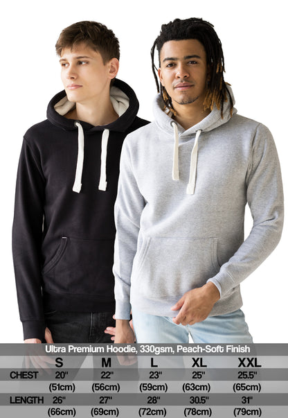 “Way of the Lion” Hoodie – Japanese Calligraphy Minimalist Line-Art Lion (Unisex)