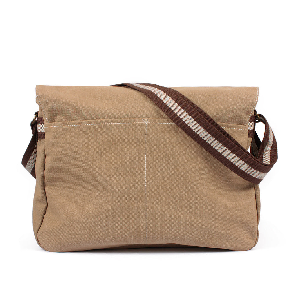 Japanese Ray Gun Canvas Messenger Bag – Retro Vintage Style Shoulder Bag